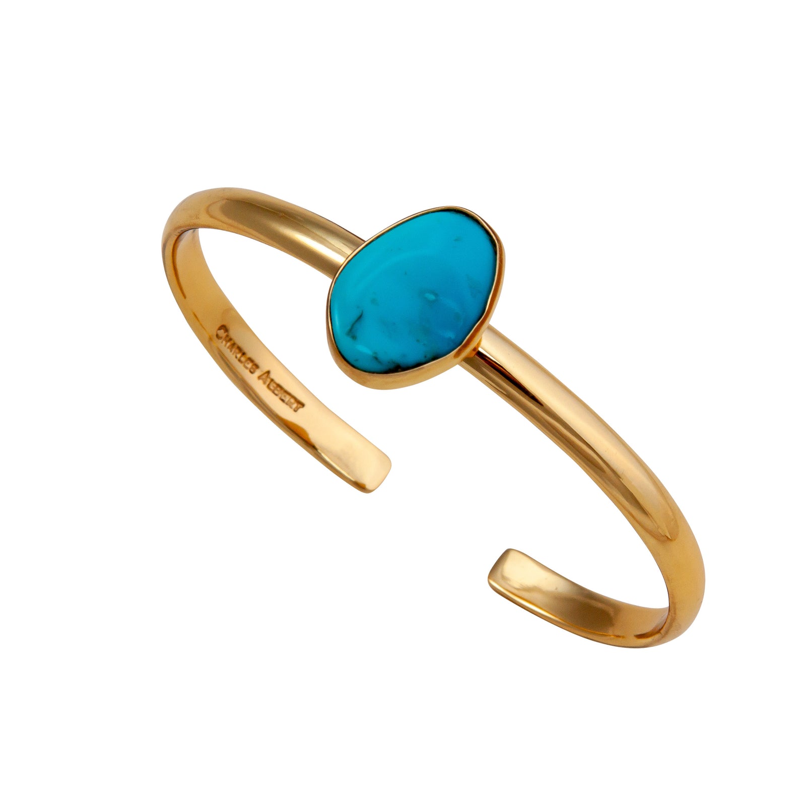 Alchemia Sleeping Beauty Turquoise Mini Cuff | Charles Albert Jewelry