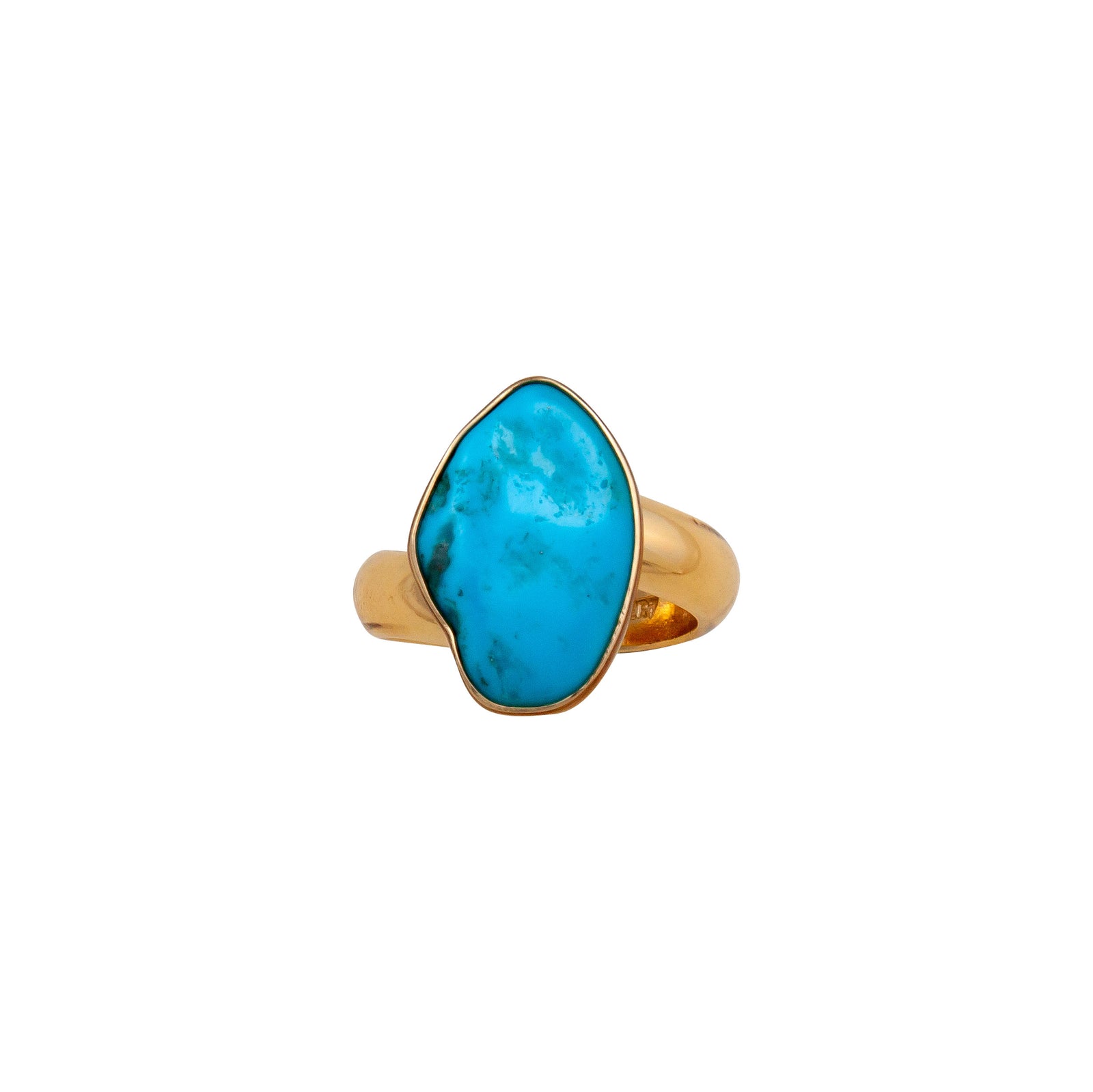 Alchemia Sleeping Beauty Turquoise Freeform Ring | Charles Albert Jewelry