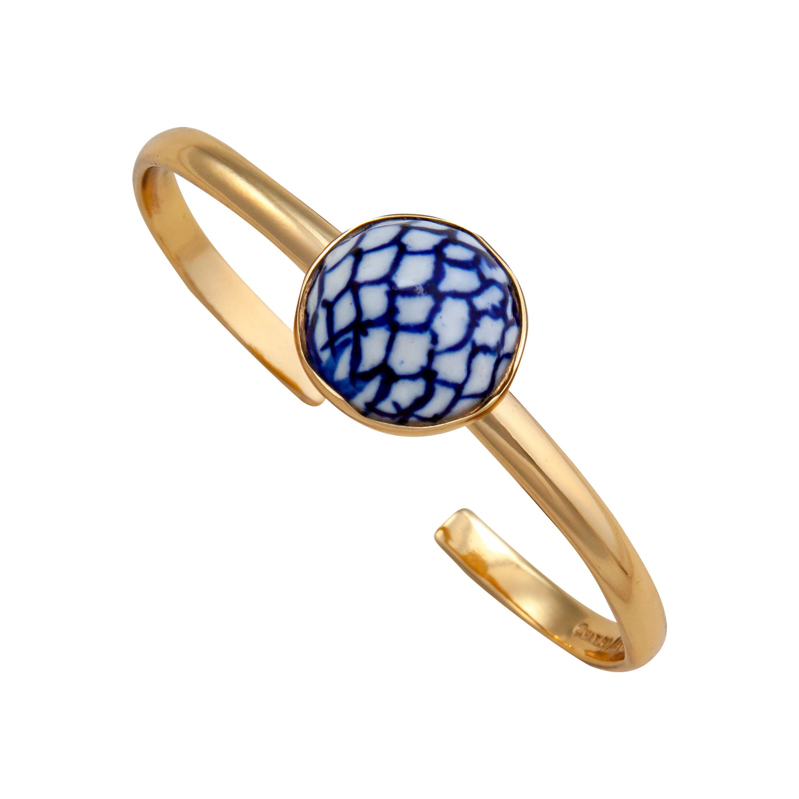Alchemia Blu Mermaid Ceramic Mini Cuff | Charles Albert Jewelry