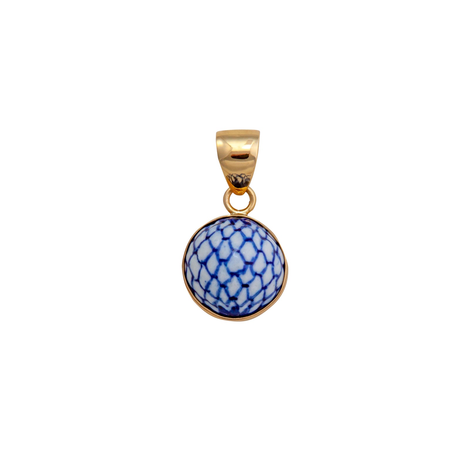 Alchemia Blu Mermaid Ceramic Pendant | Charles Albert Jewelry