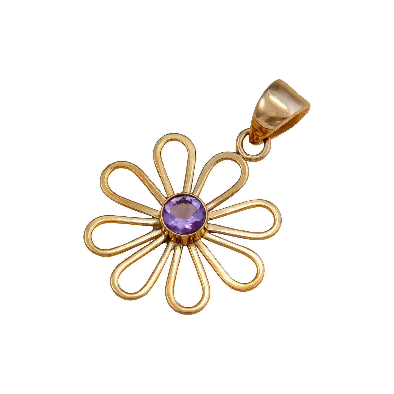 Alchemia Amethyst Flower Pendant | Charles Albert Jewelry