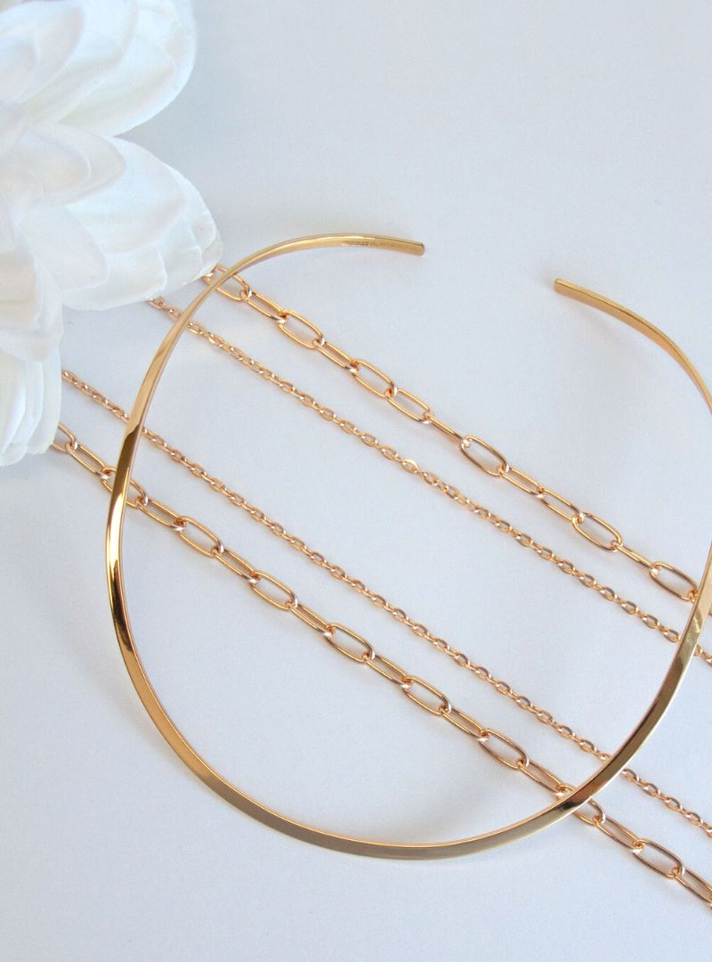 Chains and neckwires by Charles Albert jewelry