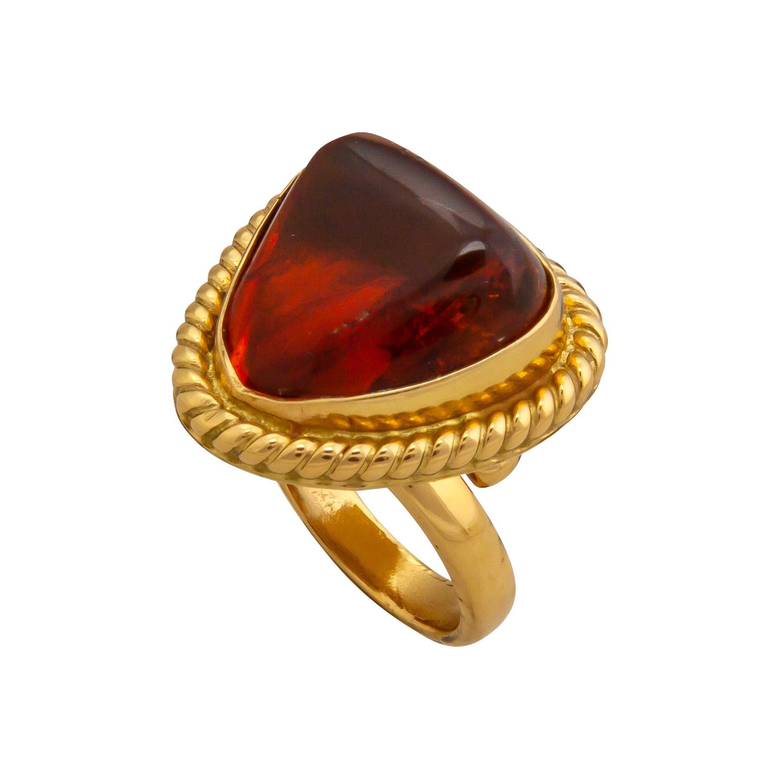 Alchemia Amber Adjustable Rope Ring | Charles Albert Jewelry