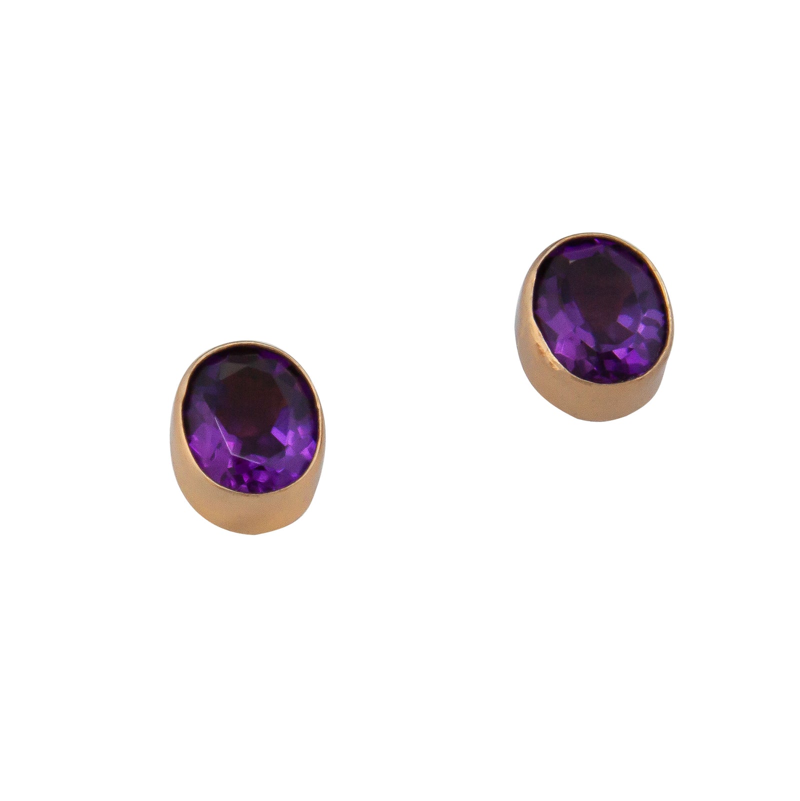 Alchemia Amethyst Post Earrings | Charles Albert Jewelry