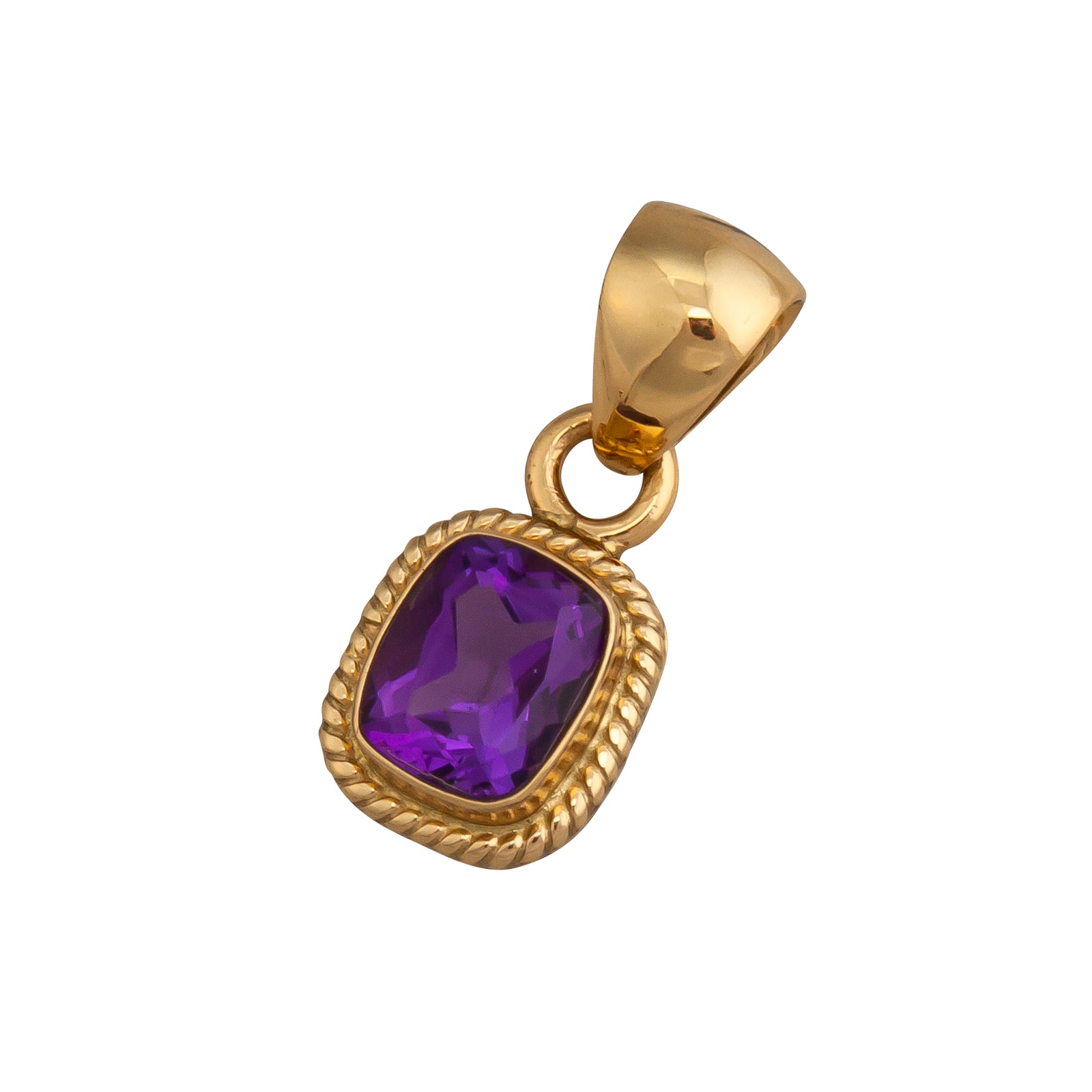 Alchemia Amethyst Rope Pendant | Charles Albert Jewelry