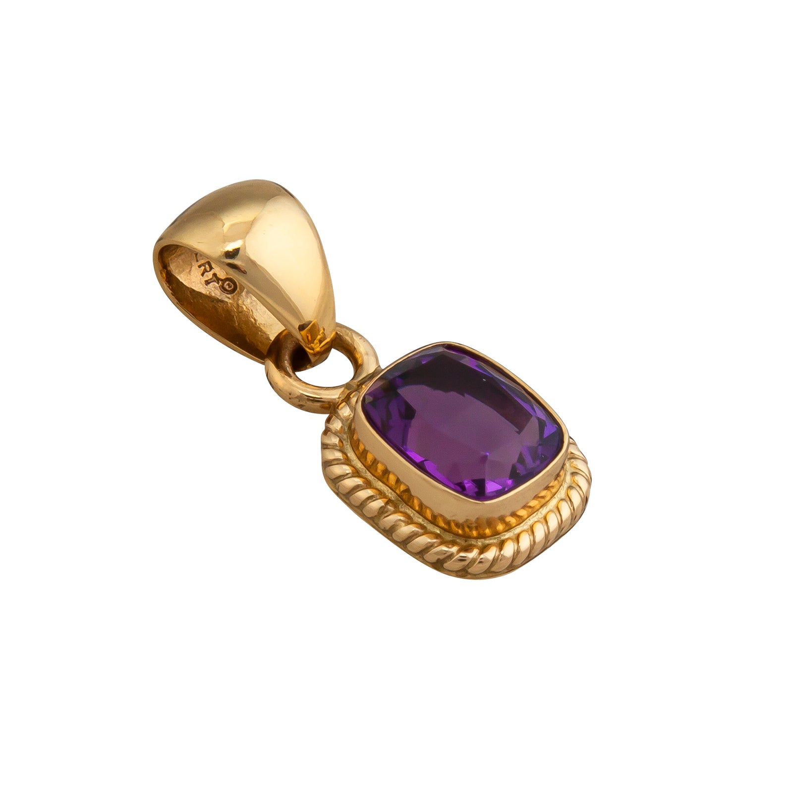 Alchemia Amethyst Rope Pendant | Charles Albert Jewelry