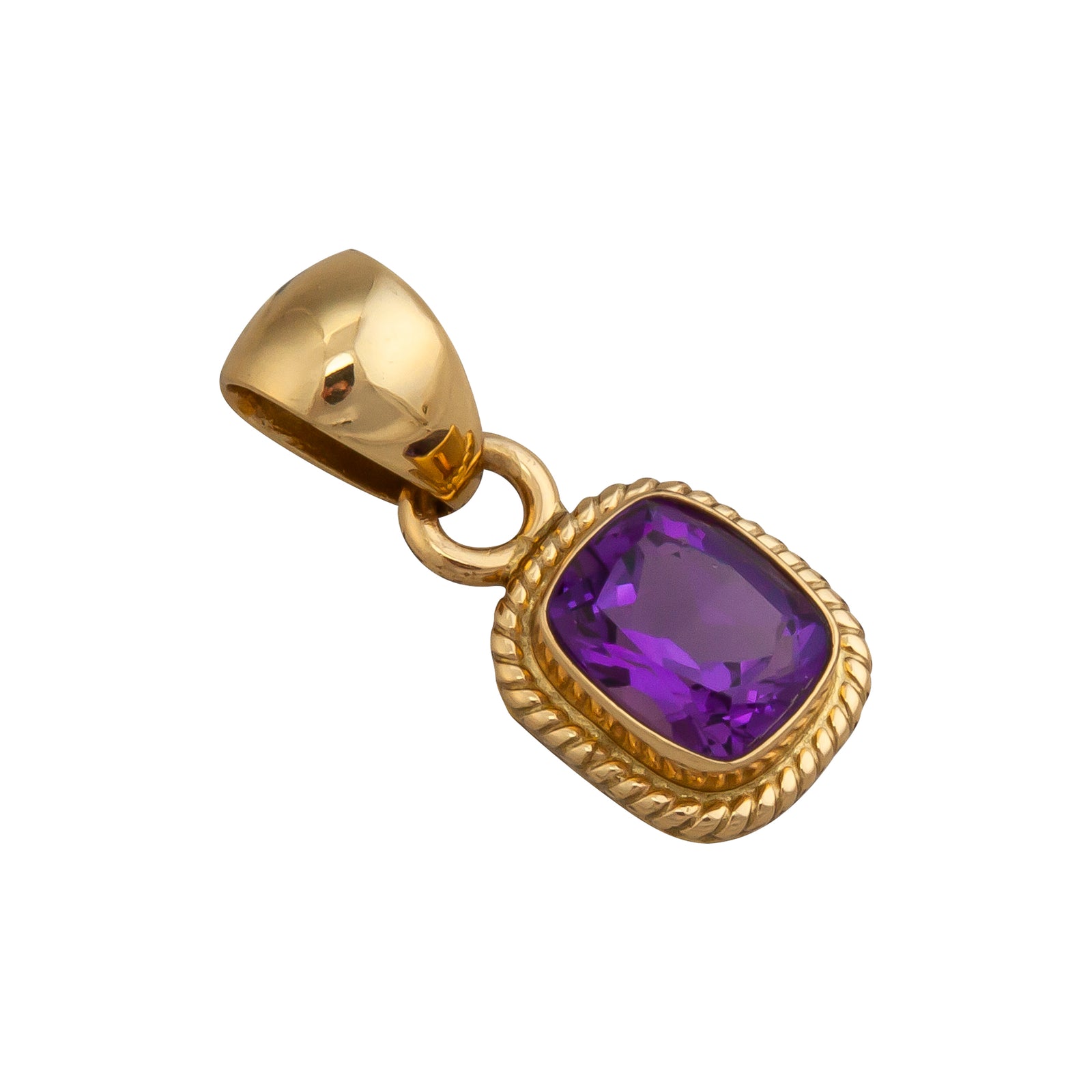 Alchemia Amethyst Rope Pendant | Charles Albert Jewelry