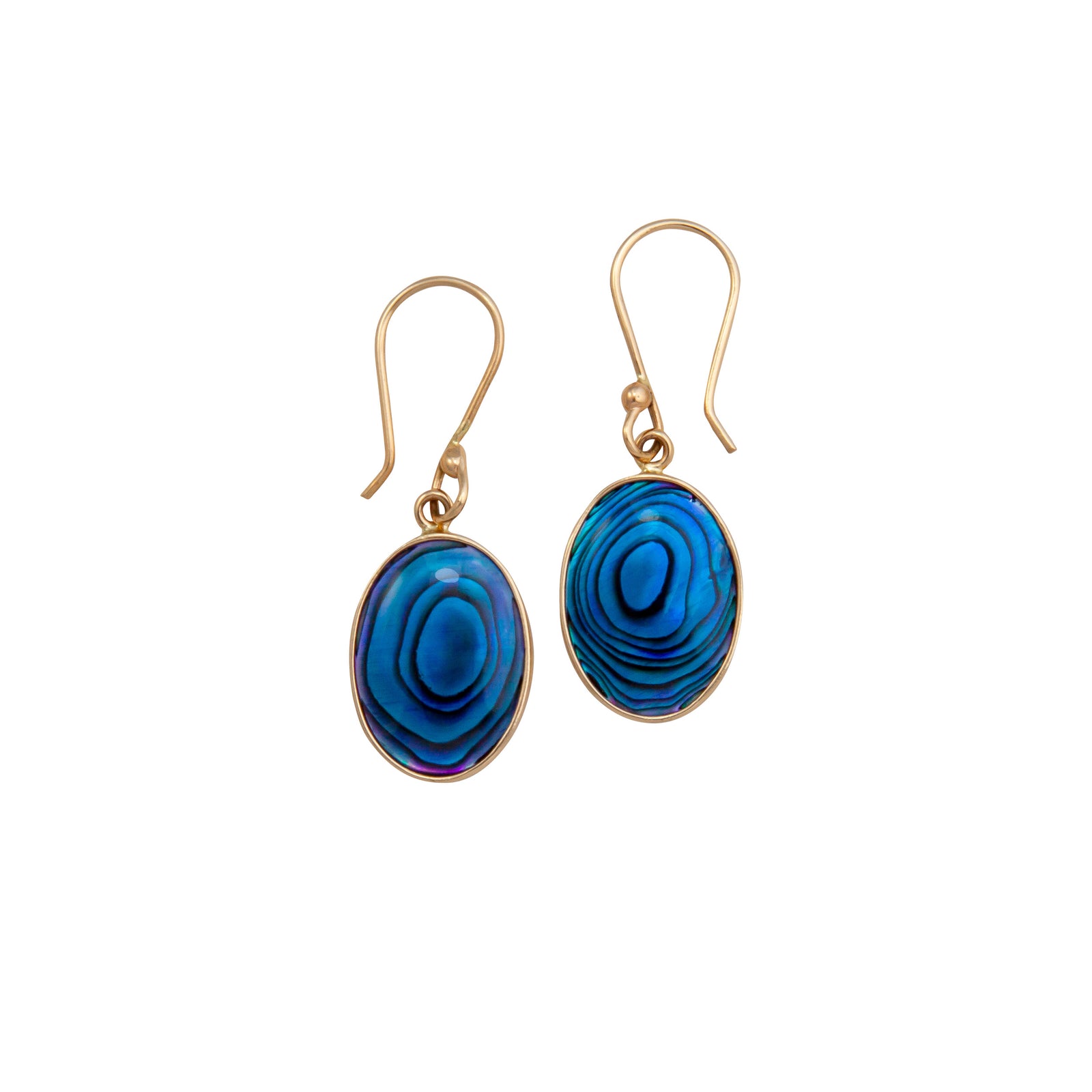 Alchemia Blue Abalone Petite Drop Earrings | Charles Albert Jewelry