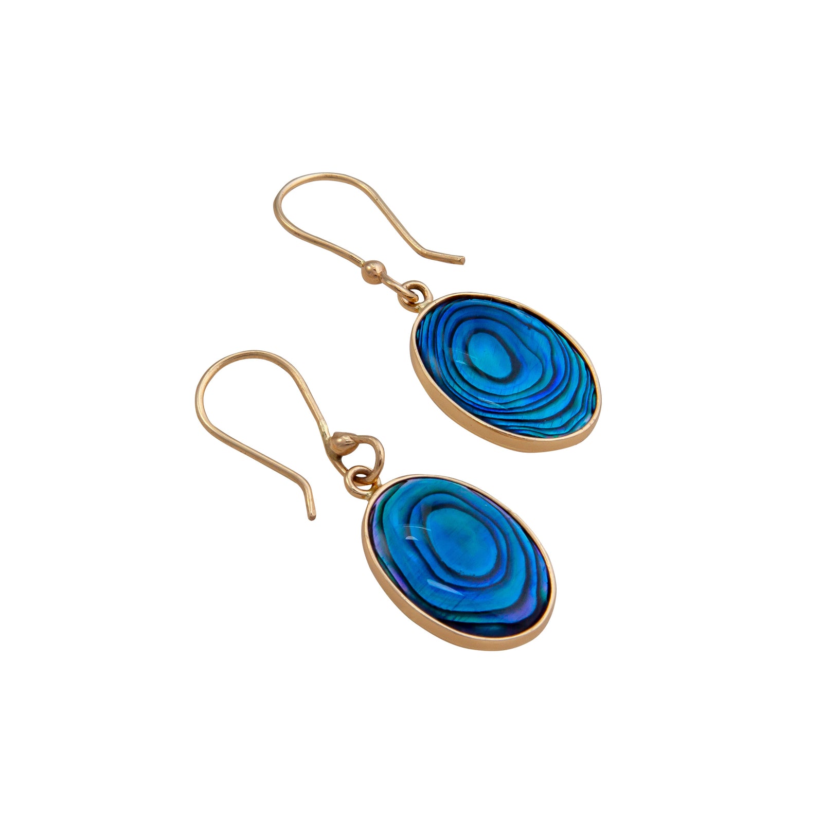 Alchemia Blue Abalone Petite Drop Earrings | Charles Albert Jewelry