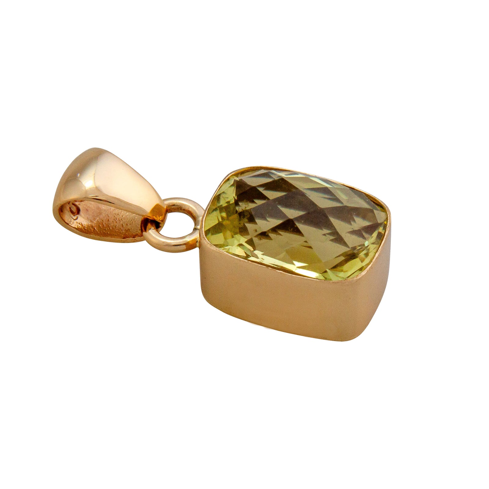 Alchemia Citrine Rectangle Pendant | Charles Albert Jewelry