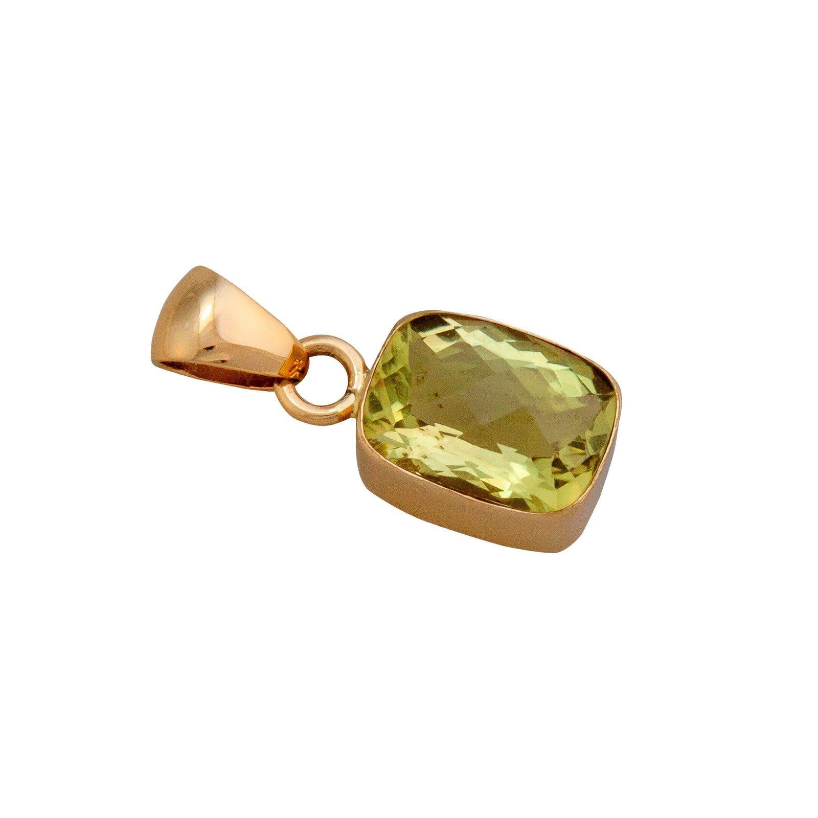 Alchemia Citrine Rectangle Pendant | Charles Albert Jewelry