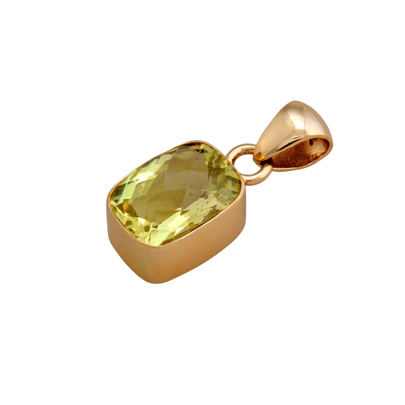 Alchemia Citrine Rectangle Pendant | Charles Albert Jewelry
