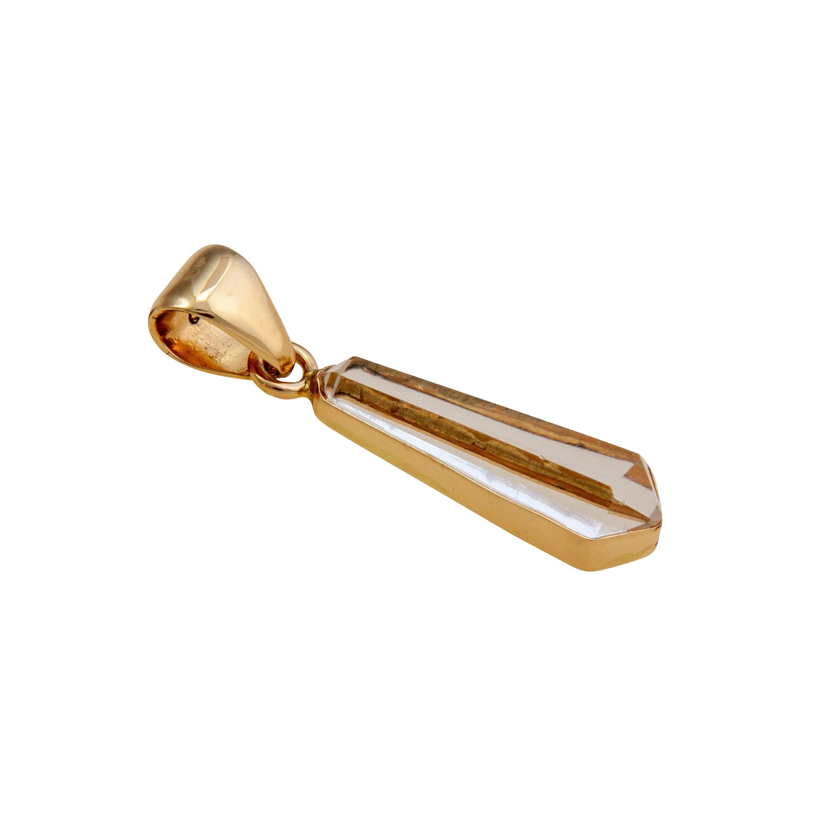 Alchemia Clear Quartz Point Pendant | Charles Albert Jewelry