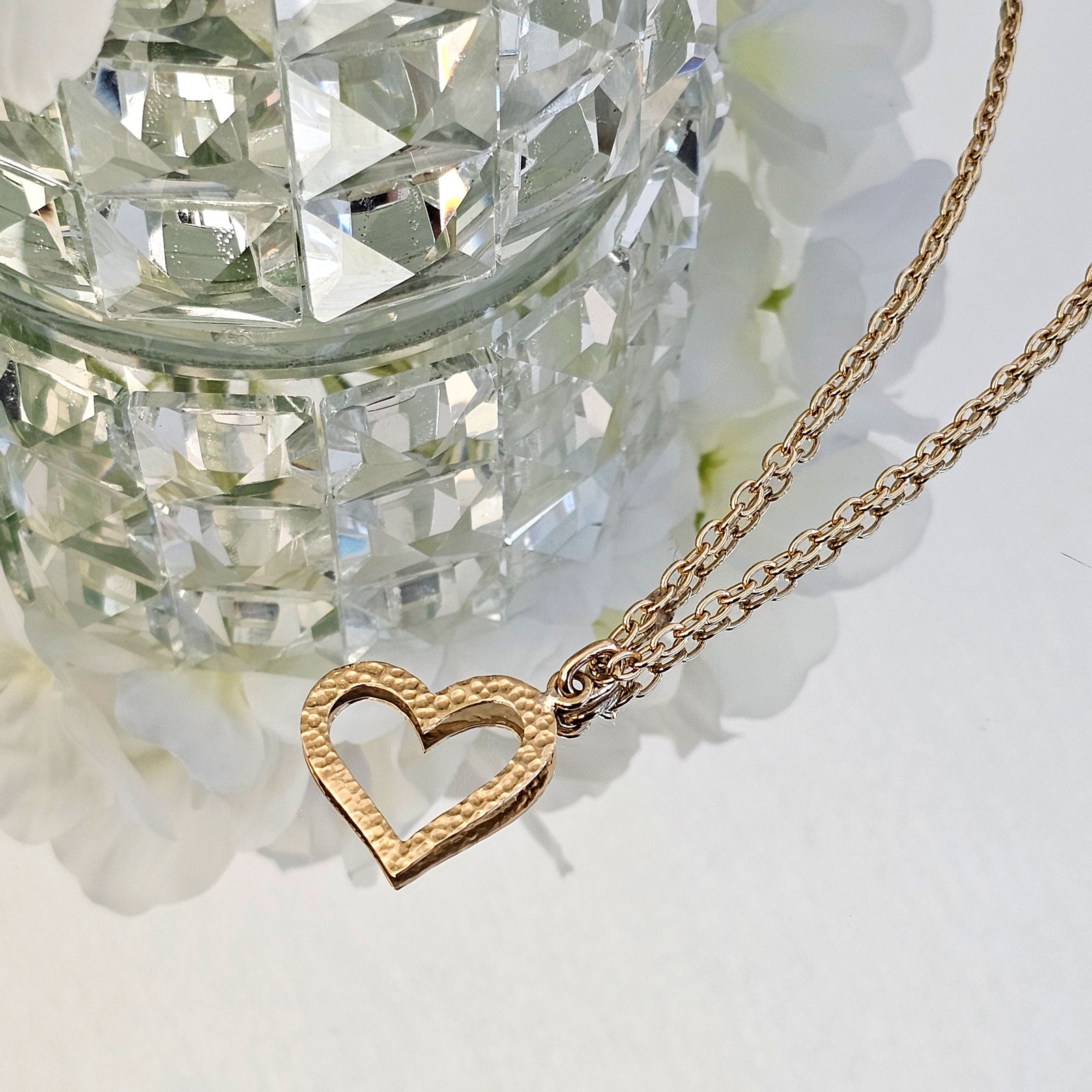 Alchemia Hammered Heart Pendant | Charles Albert Jewelry
