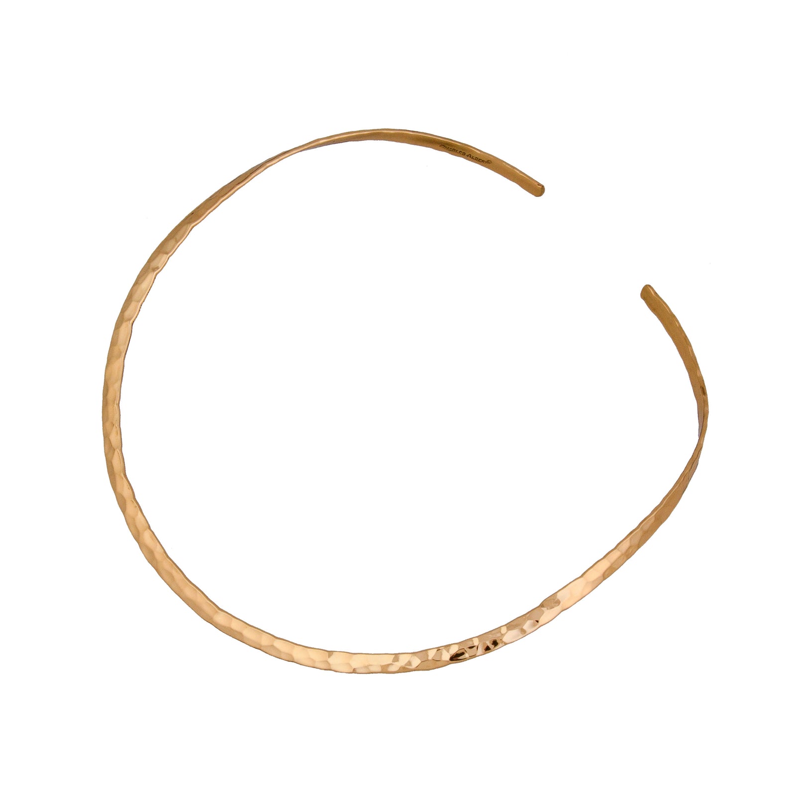 Alchemia Hammered Round Neckwire | Charles Albert Jewelry