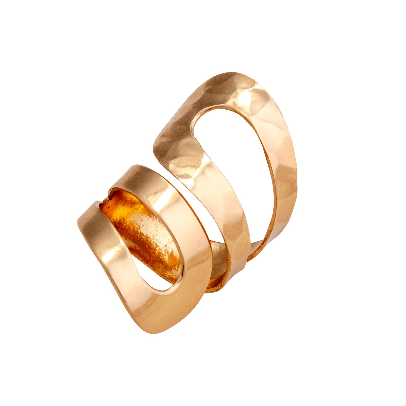 Alchemia Hammered Wrapped Adjustable Ring | Charles Albert Jewelry