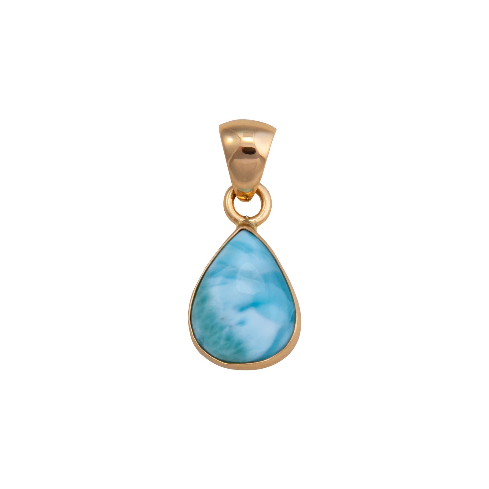 Alchemia Larimar Teardrop Pendant | Charles Albert Jewelry