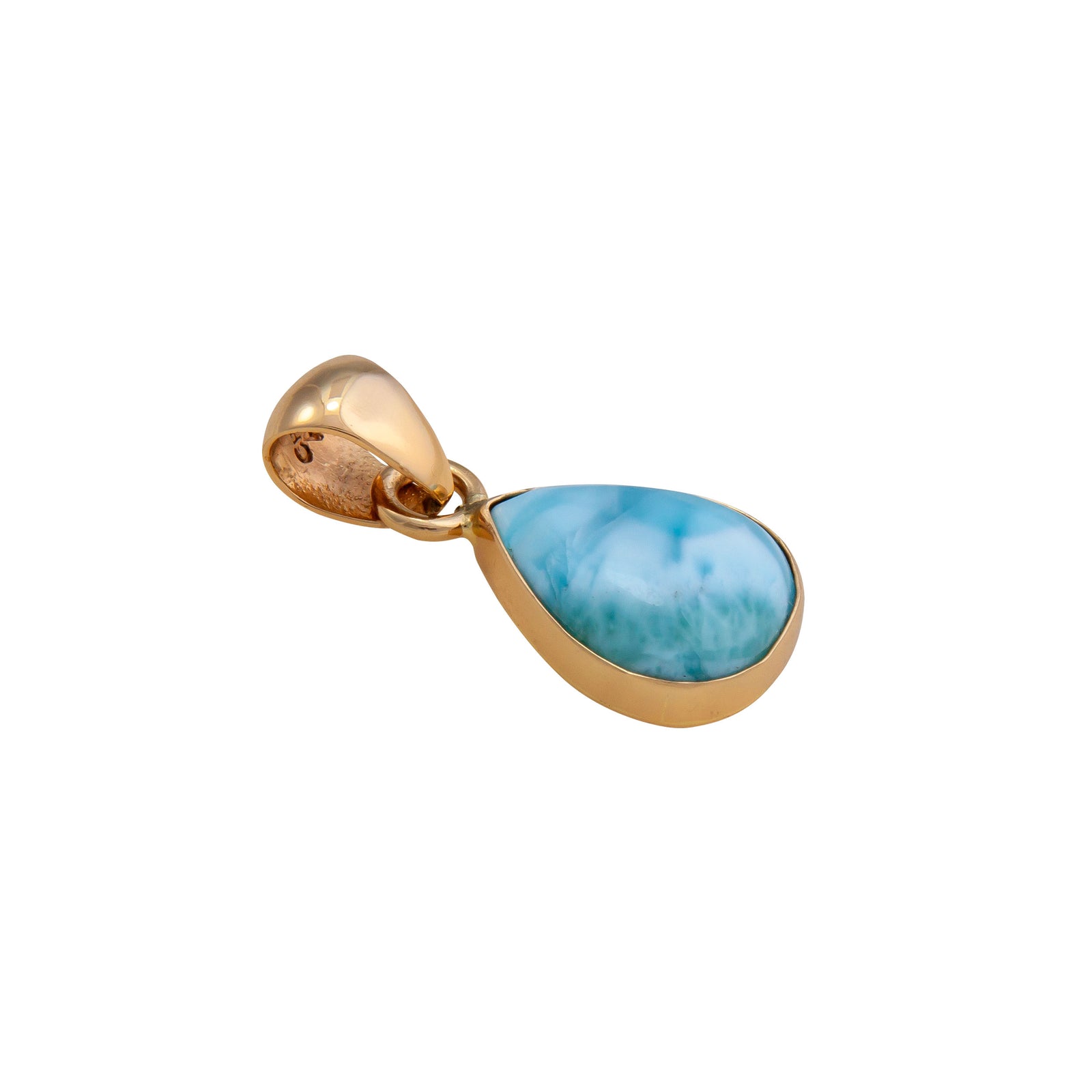 Alchemia Larimar Teardrop Pendant | Charles Albert Jewelry