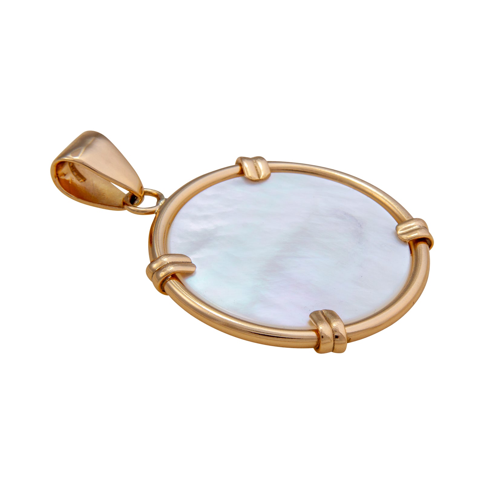 Alchemia Mother of Pearl Prong Pendant | Charles Albert Jewelry