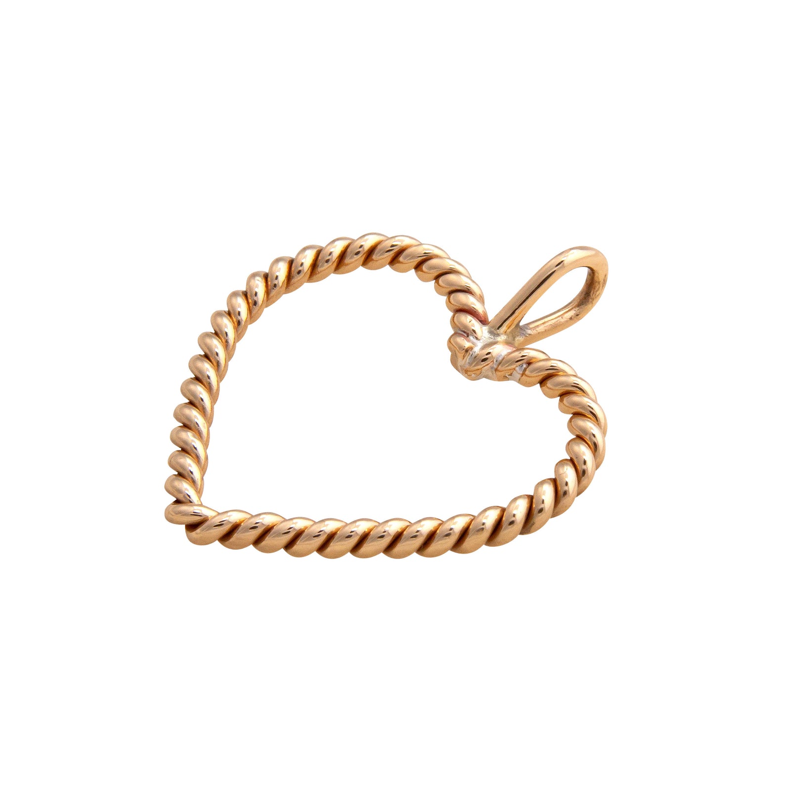 Alchemia Rope Heart Pendant | Charles Albert Jewelry