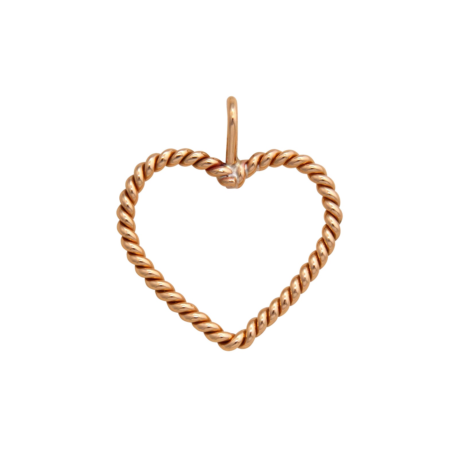 Alchemia Rope Heart Pendant | Charles Albert Jewelry