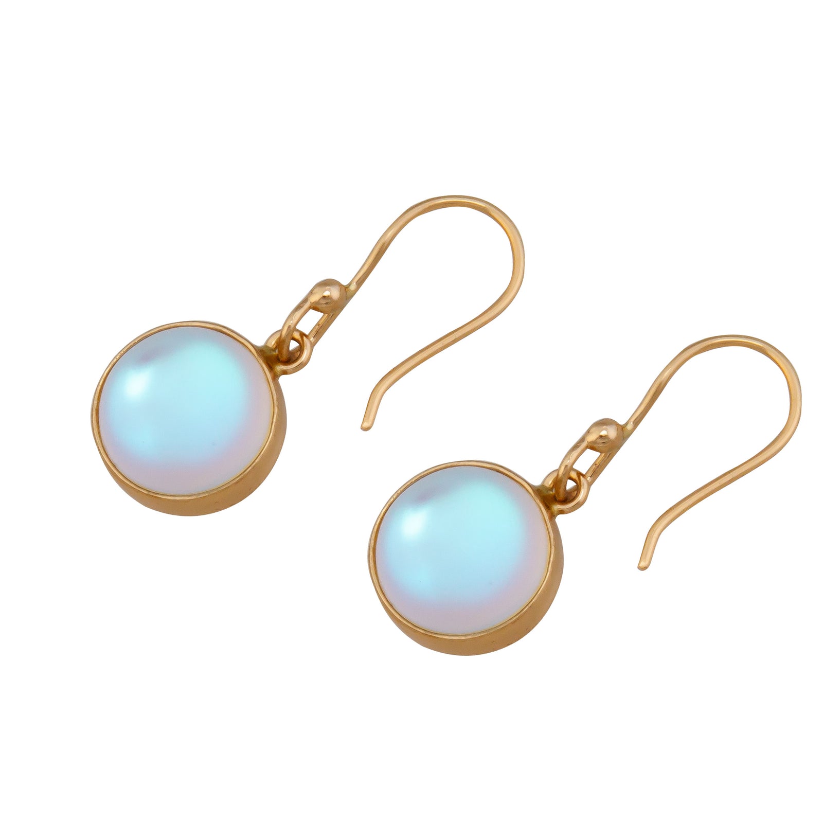 Alchemia Round Luminite Drop Earrings | Charles Albert Jewelry