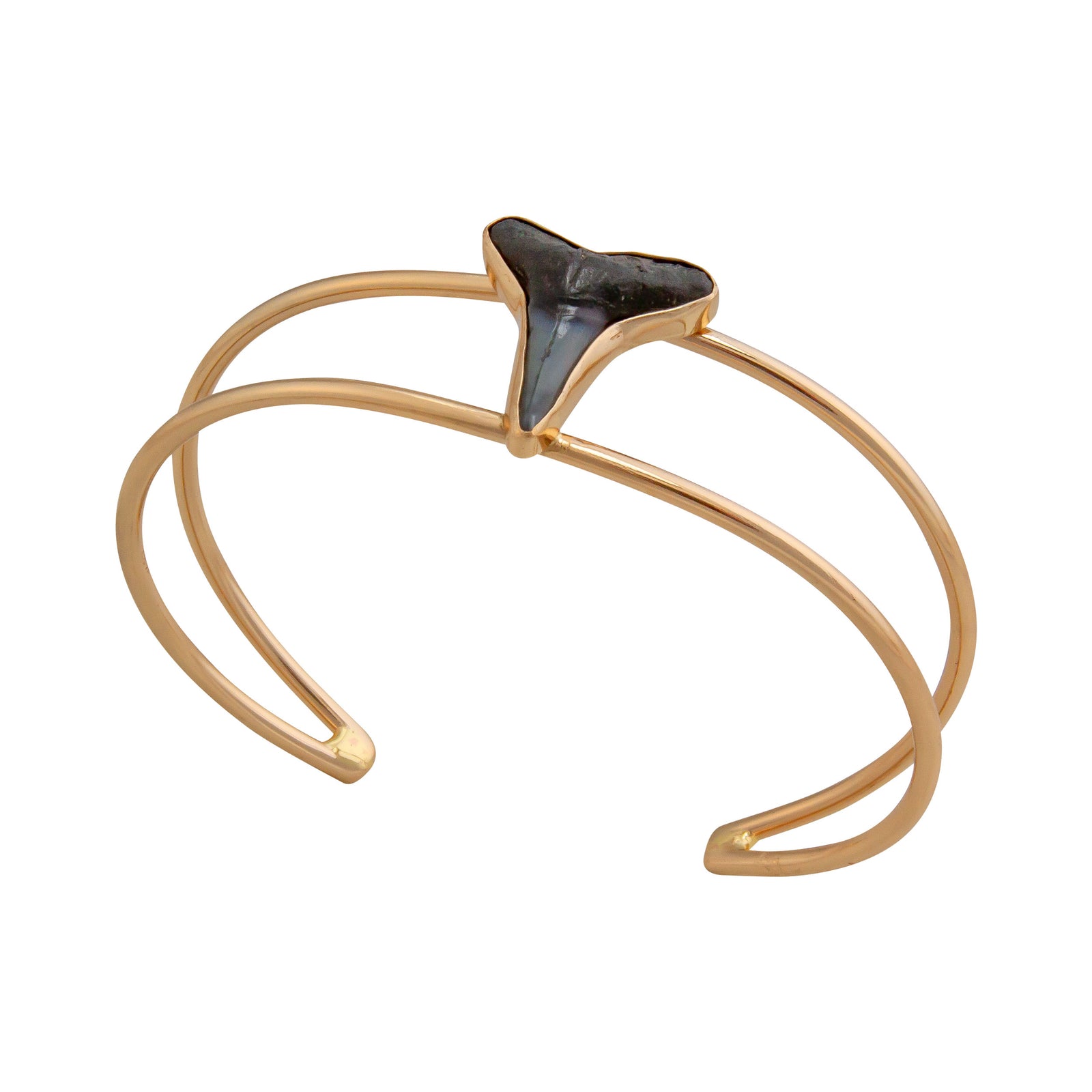 Alchemia Shark Tooth Double Band Mini Cuff | Charles Albert Jewelry