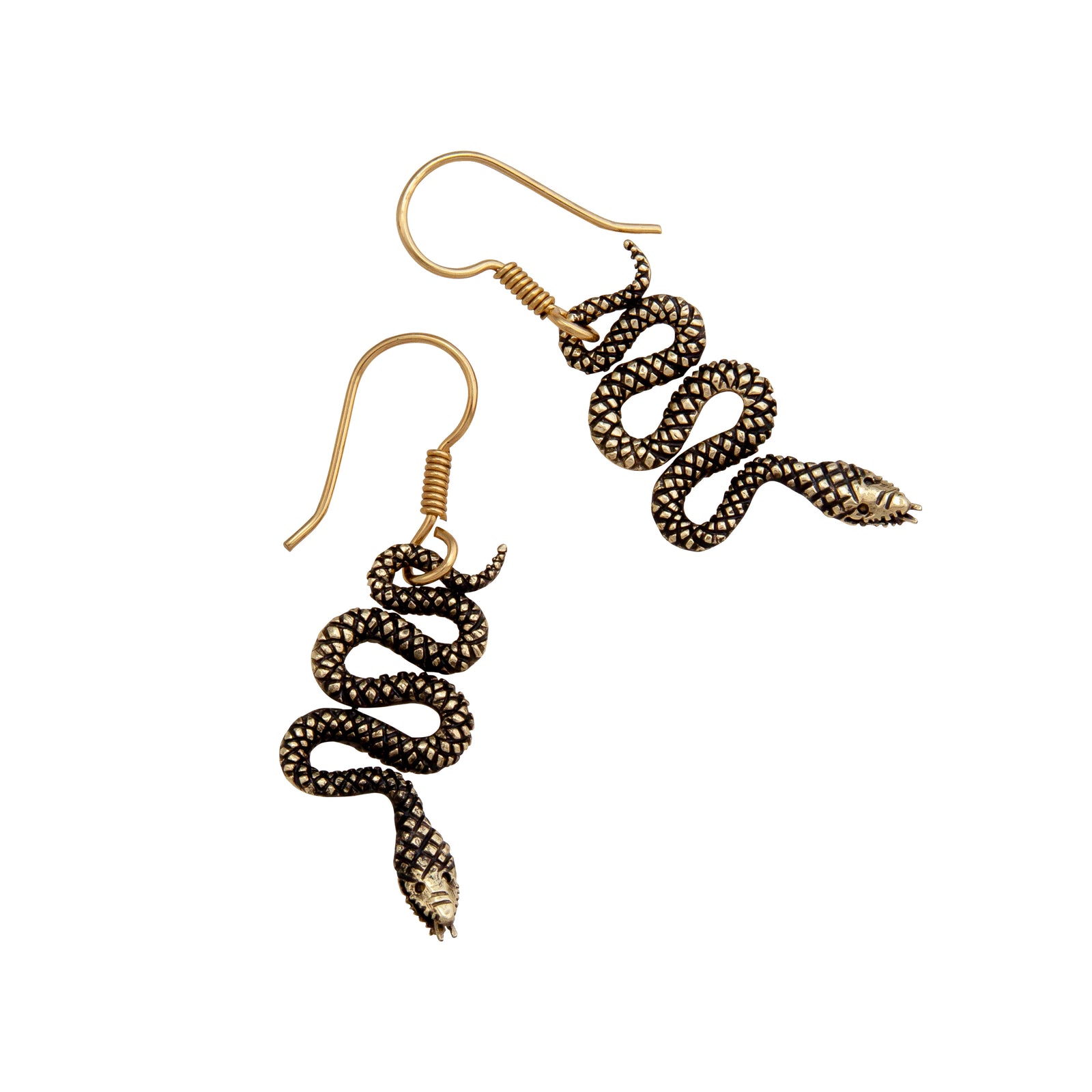 Alchemia Snake Drop Earrings | Charles Albert Jewelry