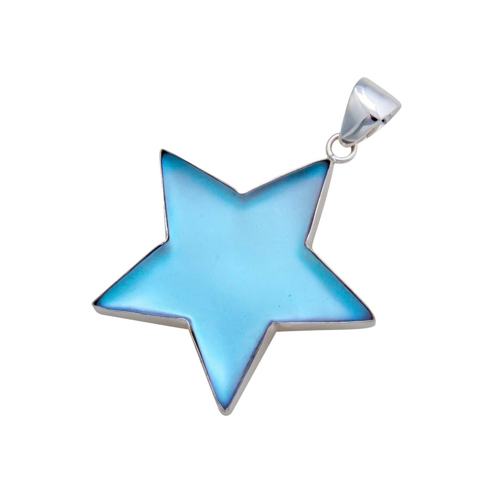 Sterling Silver Luminite Star Pendant - Large | Charles Albert Jewelry