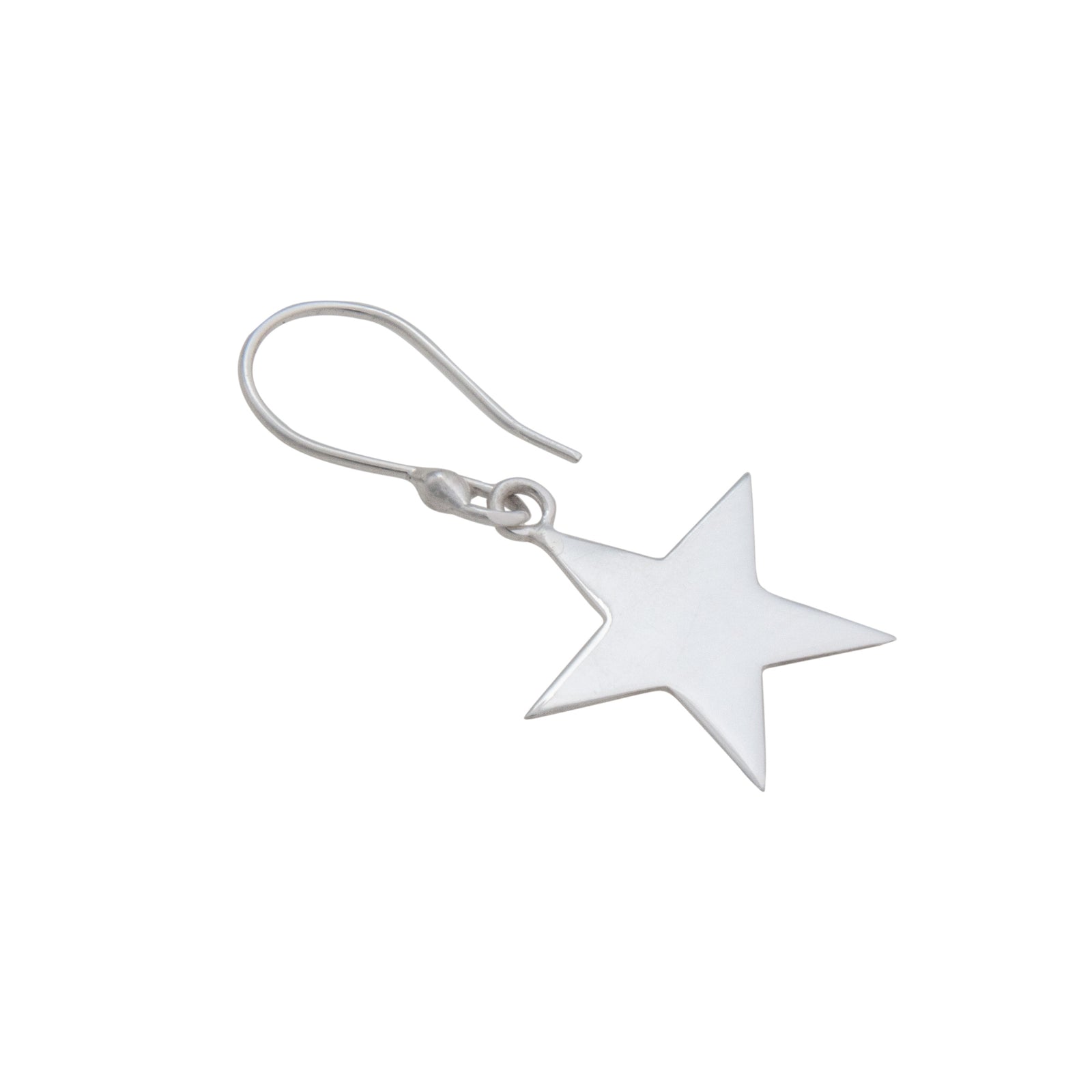 Sterling Silver Star Drop Earrings | Charles Albert Jewelry