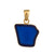 Charles Albert Jewelry - Alchemia Cobalt Recycled Glass Pendant - Back View