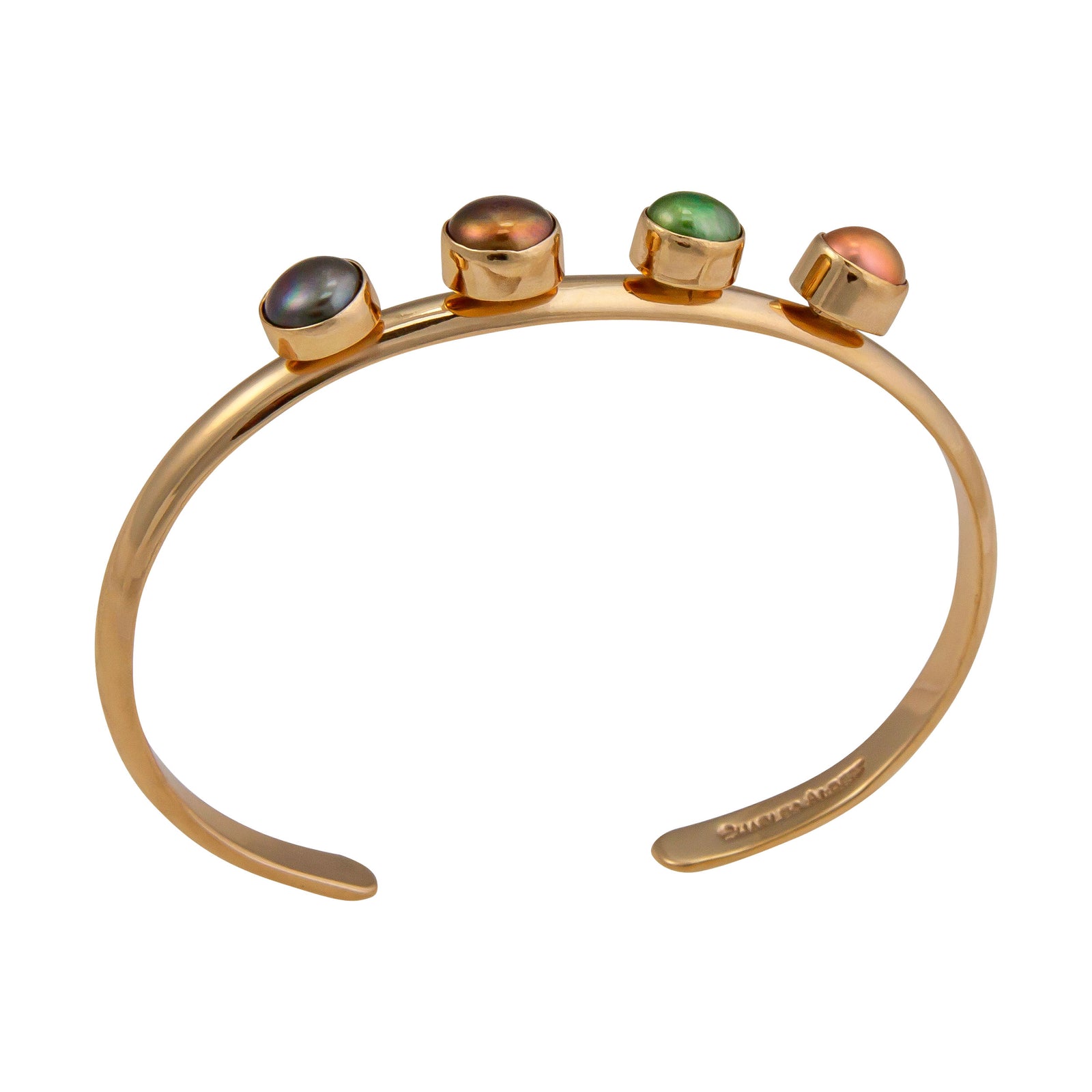 Alchemia Fall Multi-Colored Pearl Mini Cuff | Charles Albert Jewelry