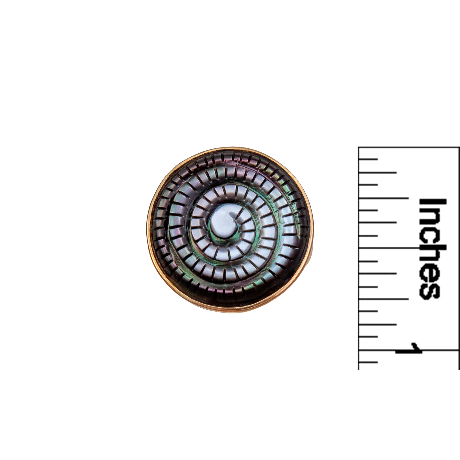 Alchemia Mother of Pearl Swirl Adjustable Ring | Charles Albert Jewelry
