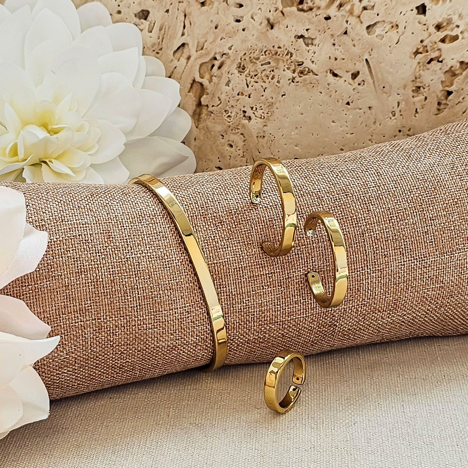 Alchemia High Polish Cuff Ring | Charles Albert Jewelry