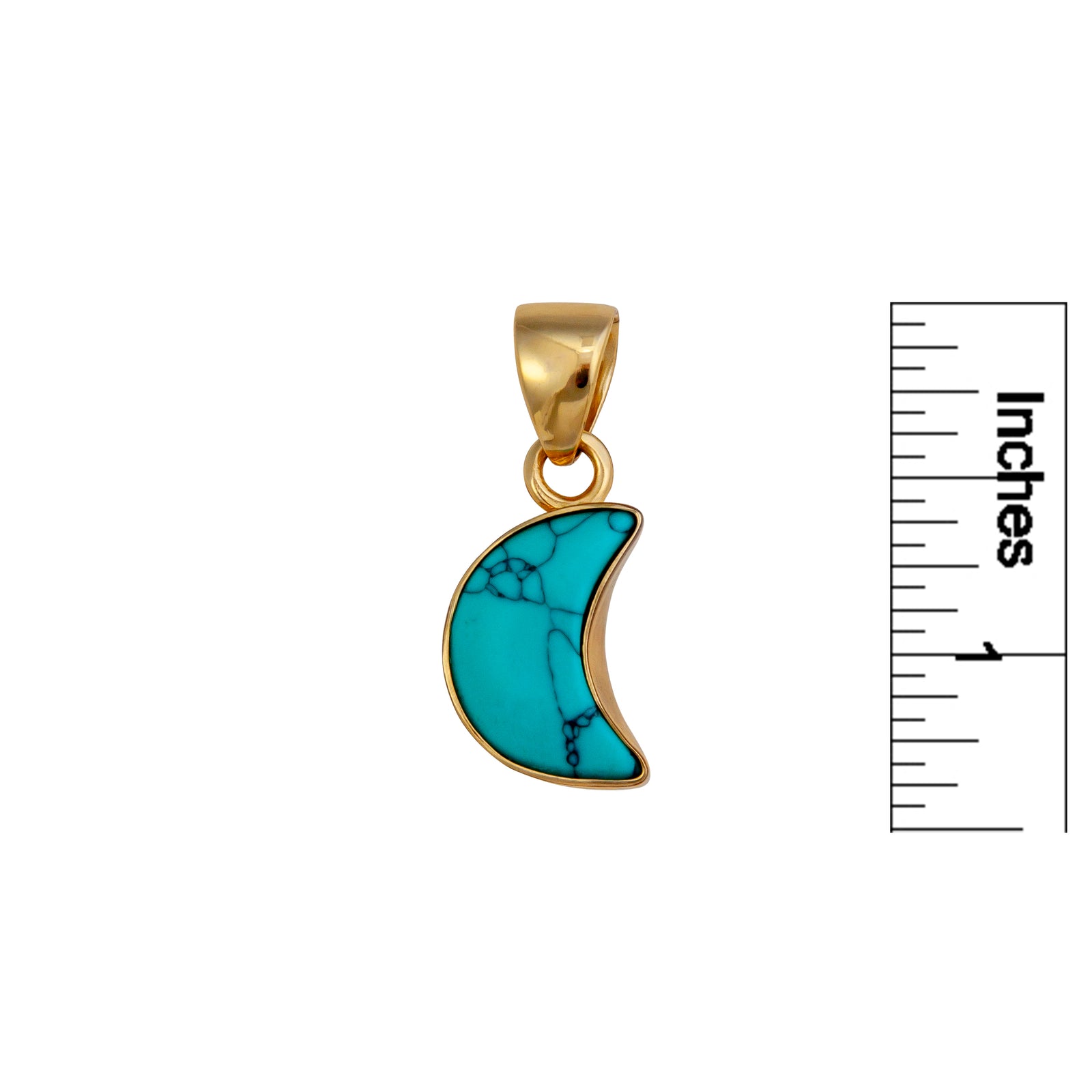 Alchemia Howlite Moon Pendant | Charles Albert Jewelry