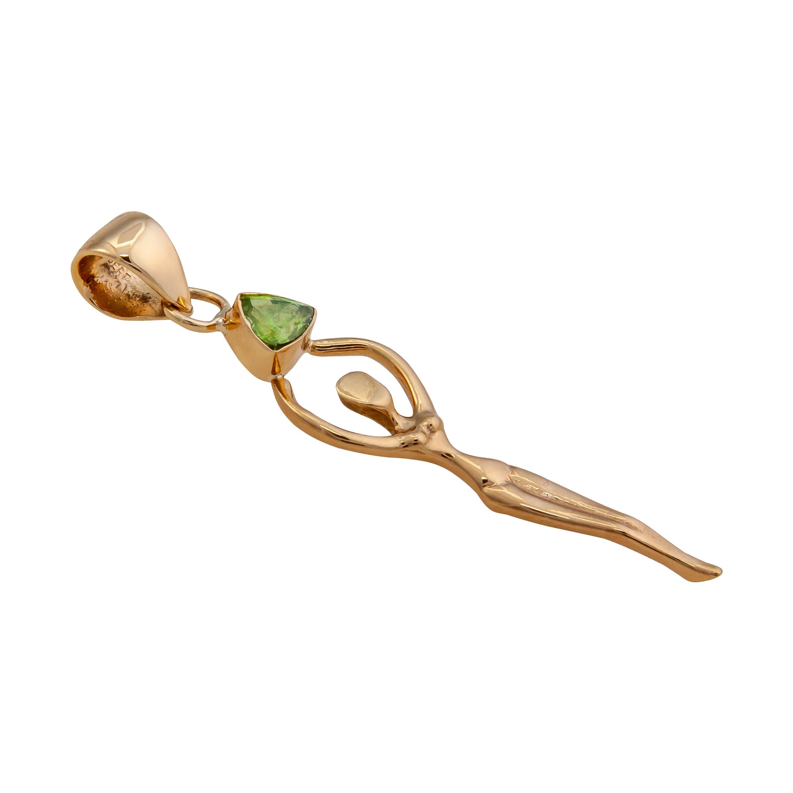 Alchemia Lab Created Peridot Goddess Pendant | Charles Albert Jewelry