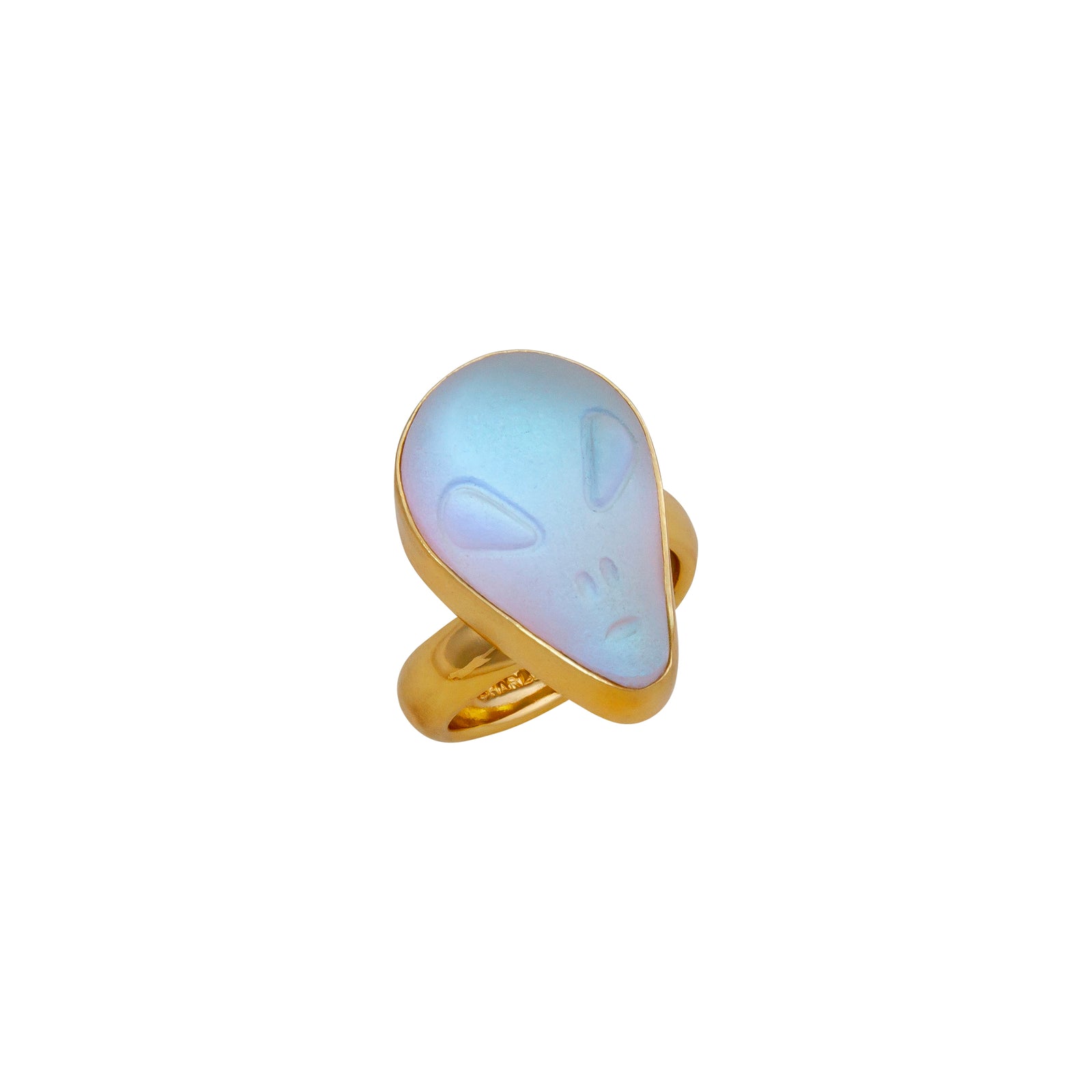 Alchemia Luminite Small Alien Adjustable Ring | Charles Albert Jewelry
