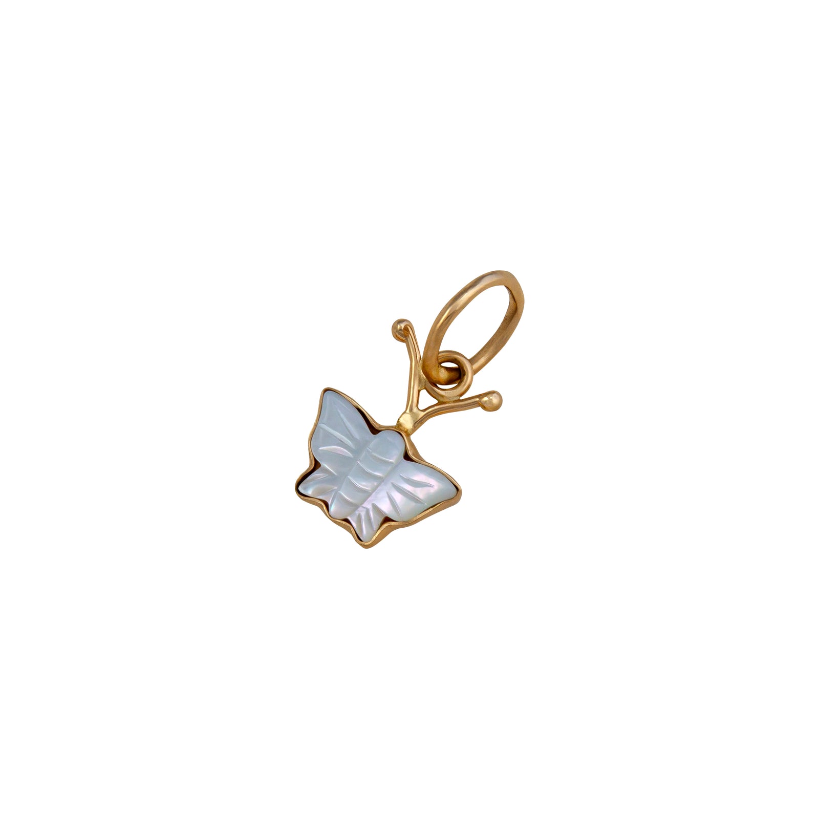 Alchemia Mother of Pearl Butterfly Charm Pendant | Charles Albert Jewelry