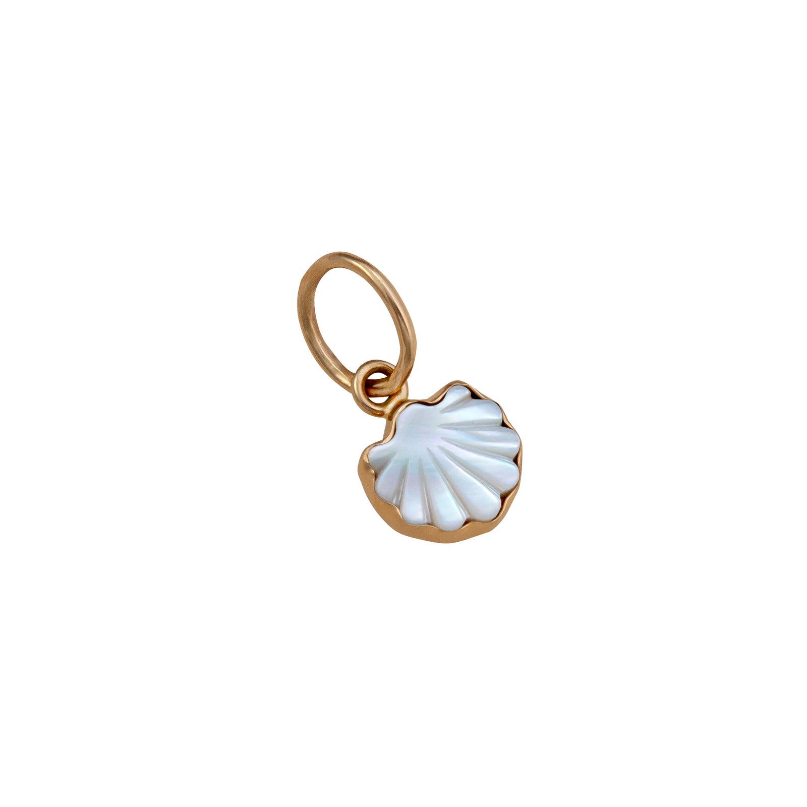 Alchemia Mother of Pearl Clam Shell Charm Pendant | Charles Albert Jewelry