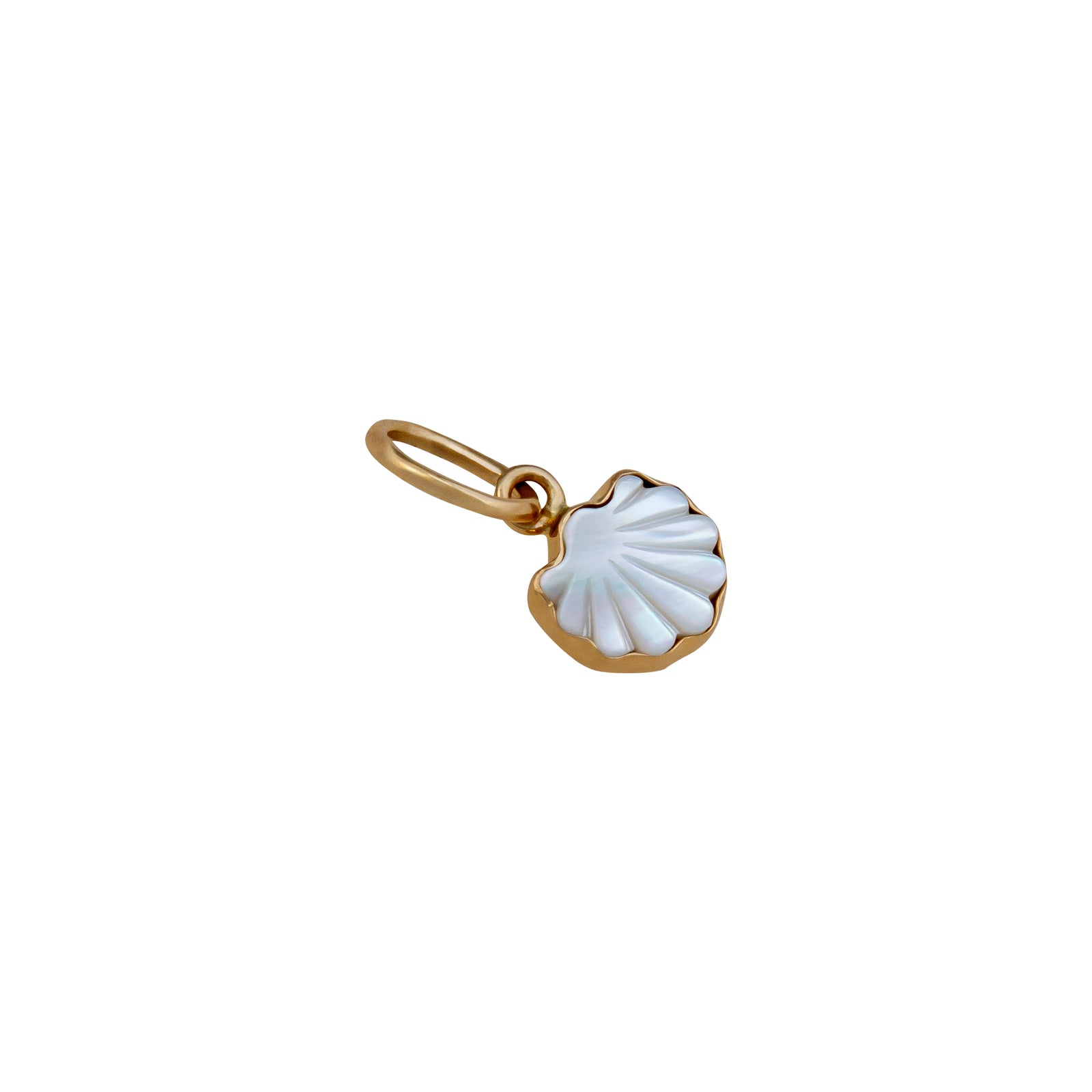 Alchemia Mother of Pearl Clam Shell Charm Pendant | Charles Albert Jewelry