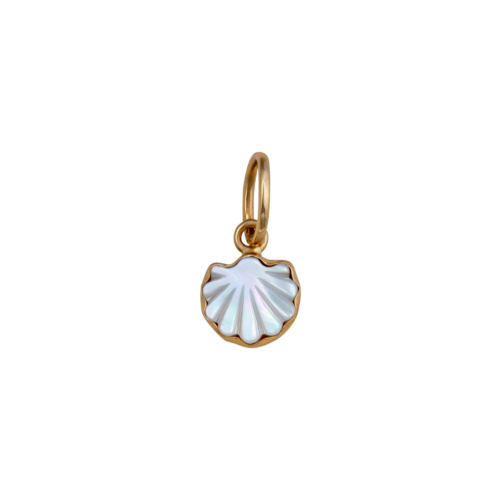 Alchemia Mother of Pearl Clam Shell Charm Pendant | Charles Albert Jewelry