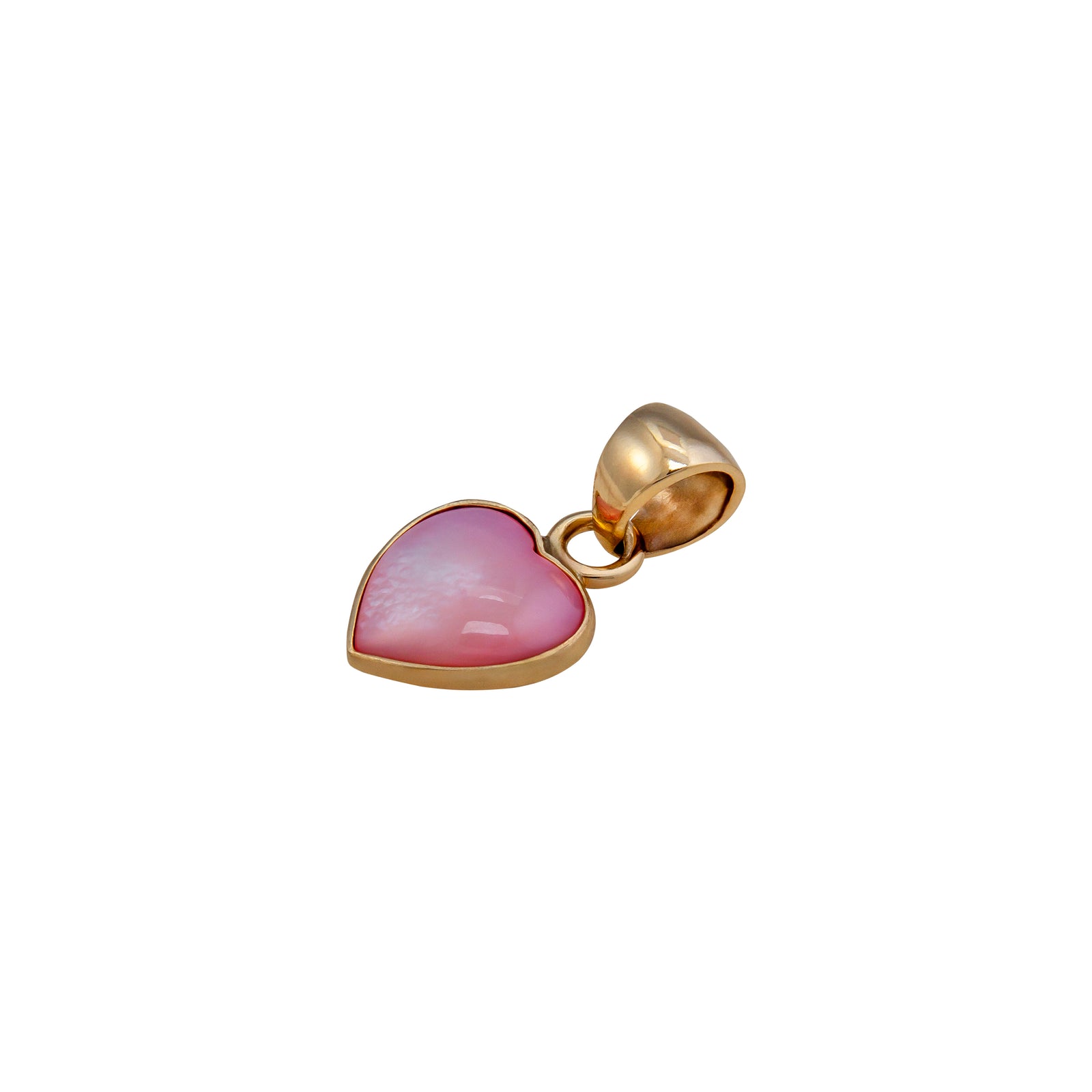 Alchemia Pink Mother of Pearl Heart Pendant | Charles Albert Jewelry