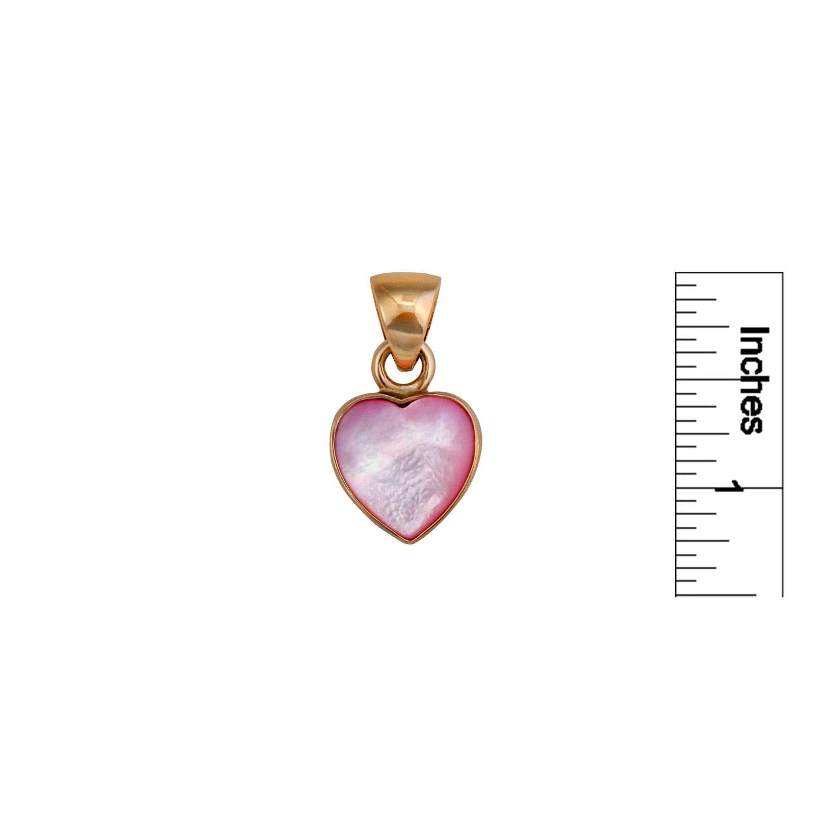 Alchemia Pink Mother of Pearl Heart Pendant | Charles Albert Jewelry