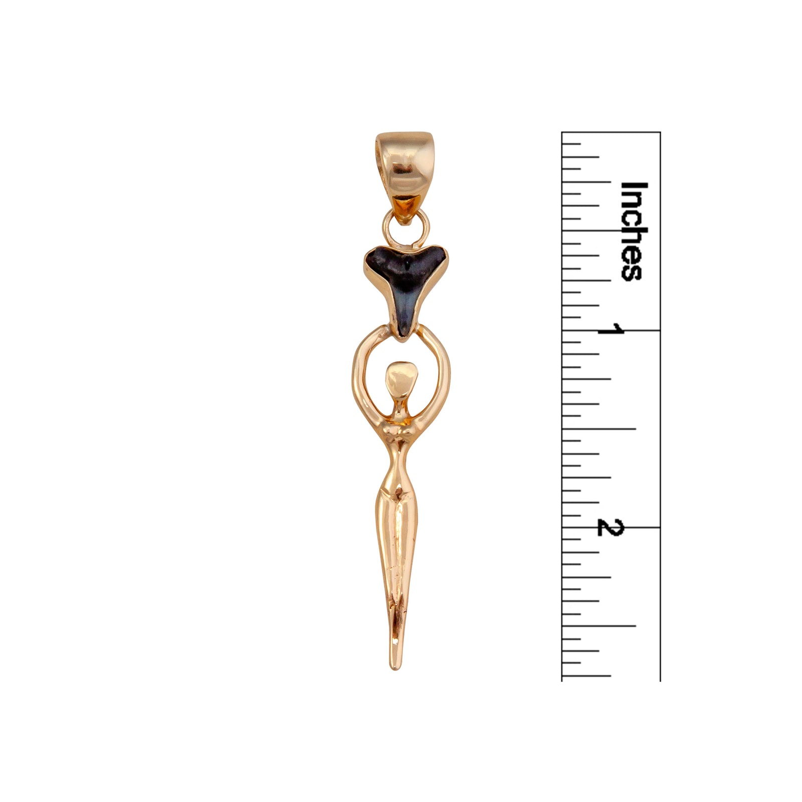 Alchemia Shark Tooth Goddess Pendant | Charles Albert Jewelry