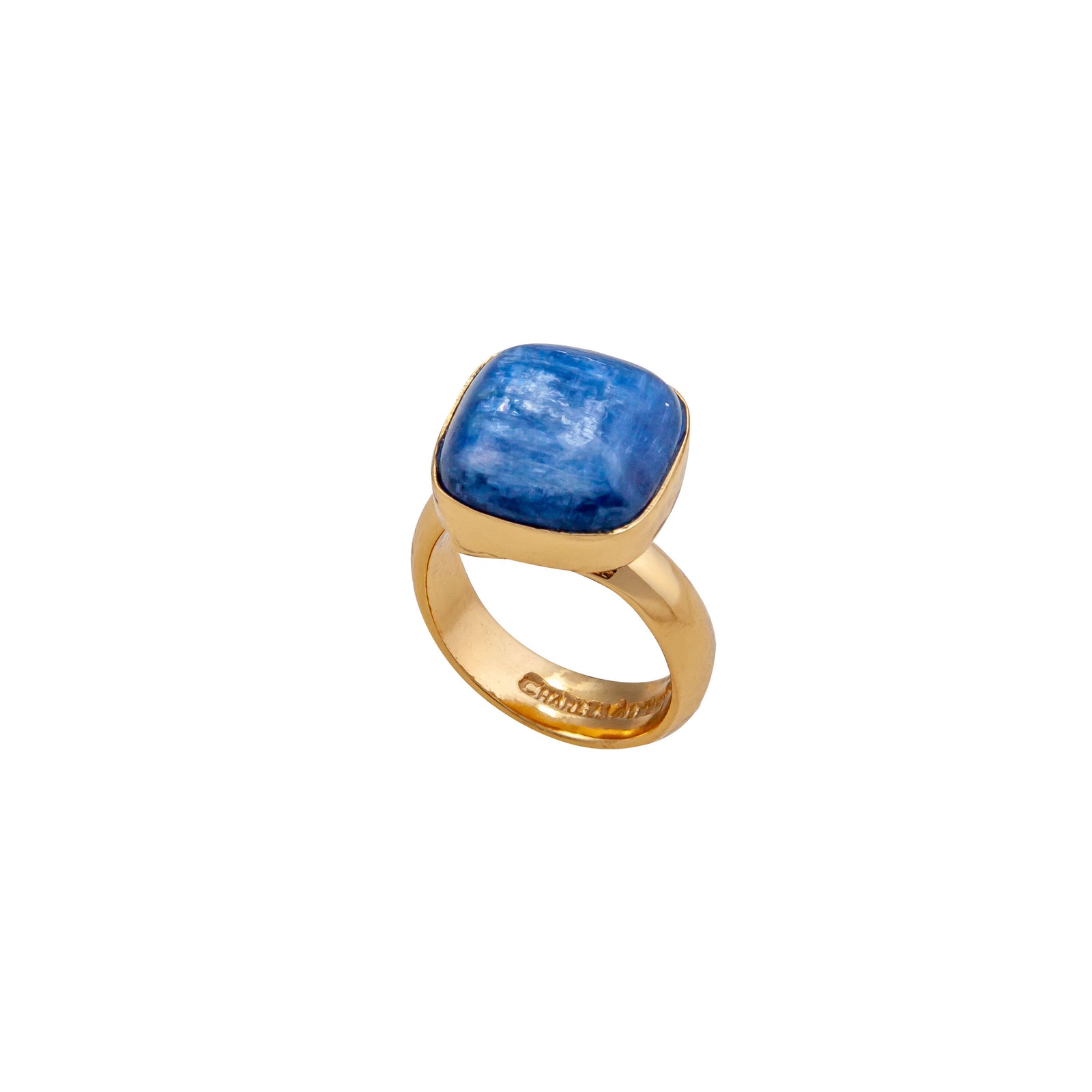 Alchemia Kyanite Square Adjustable Ring | Charles Albert Jewelry
