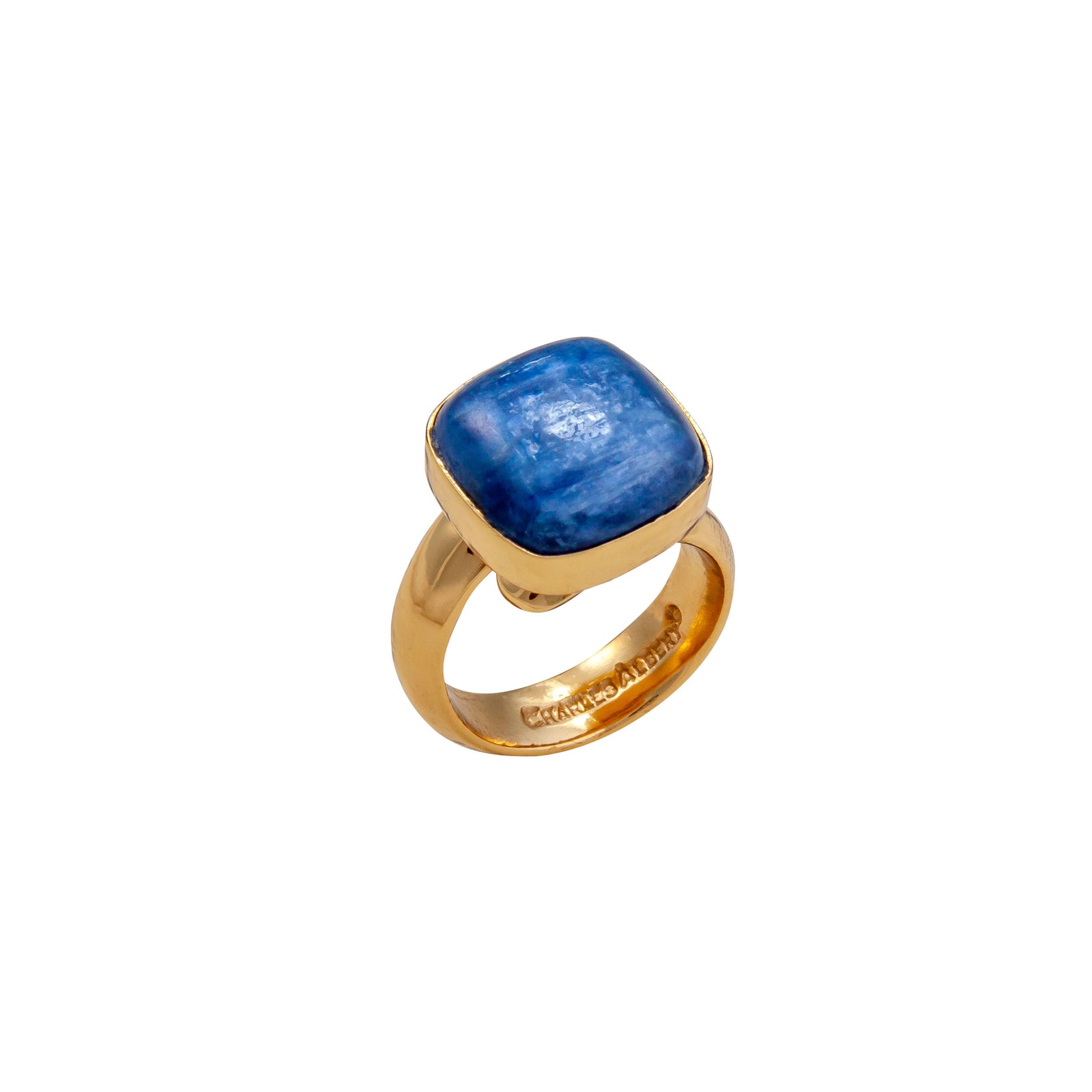 Alchemia Kyanite Square Adjustable Ring | Charles Albert Jewelry