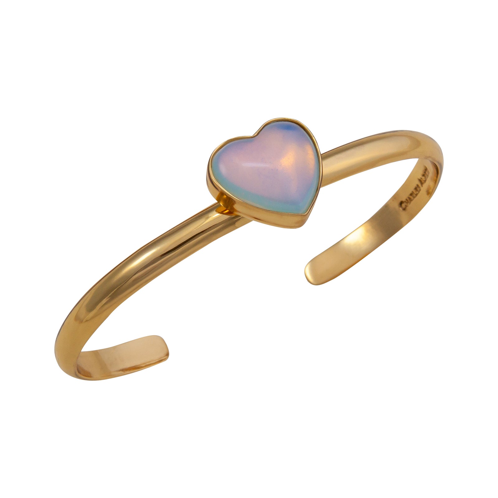 Alchemia Opalite Heart Mini Cuff | Charles Albert Jewelry