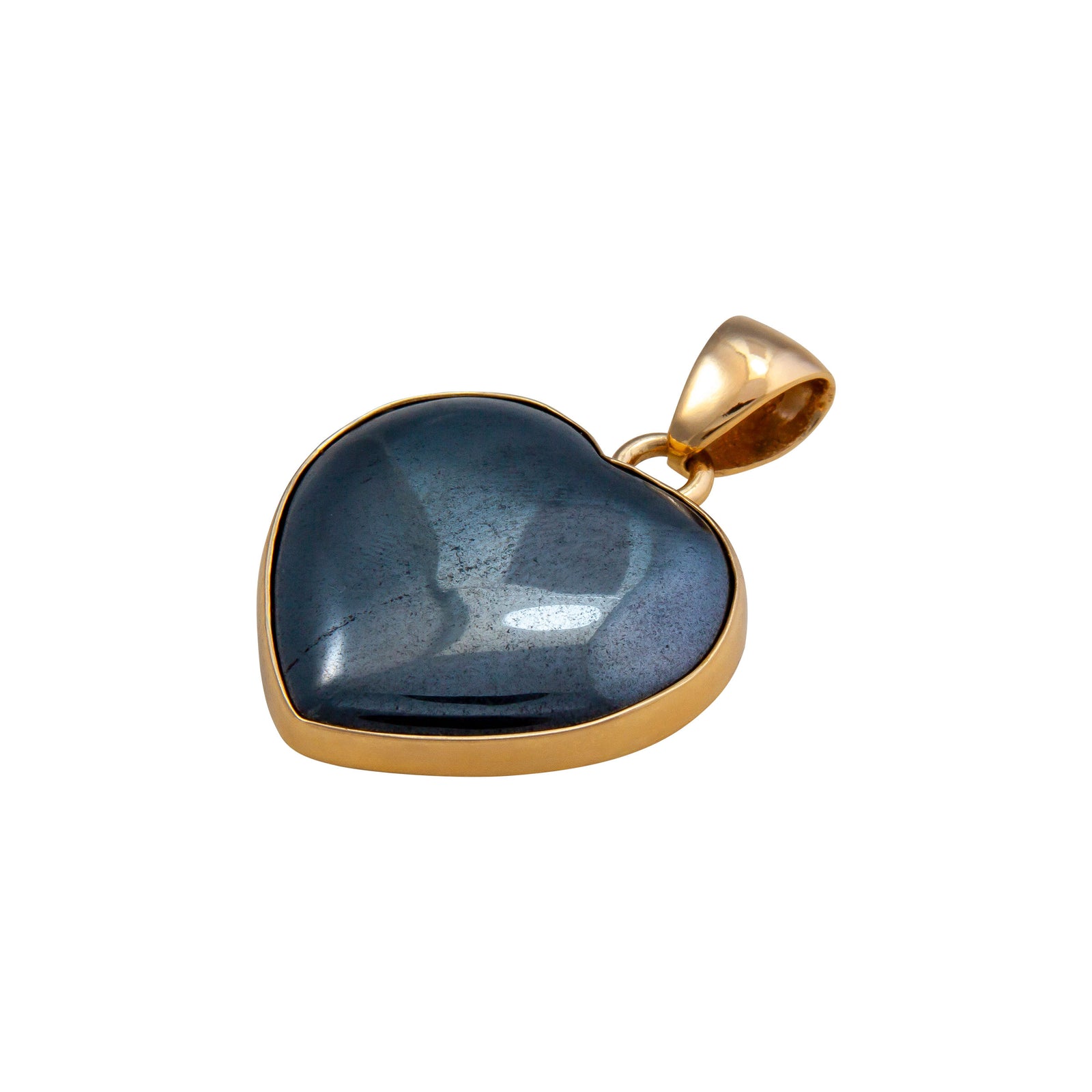 Alchemia Hematite Heart Pendant | Charles Albert Jewelry