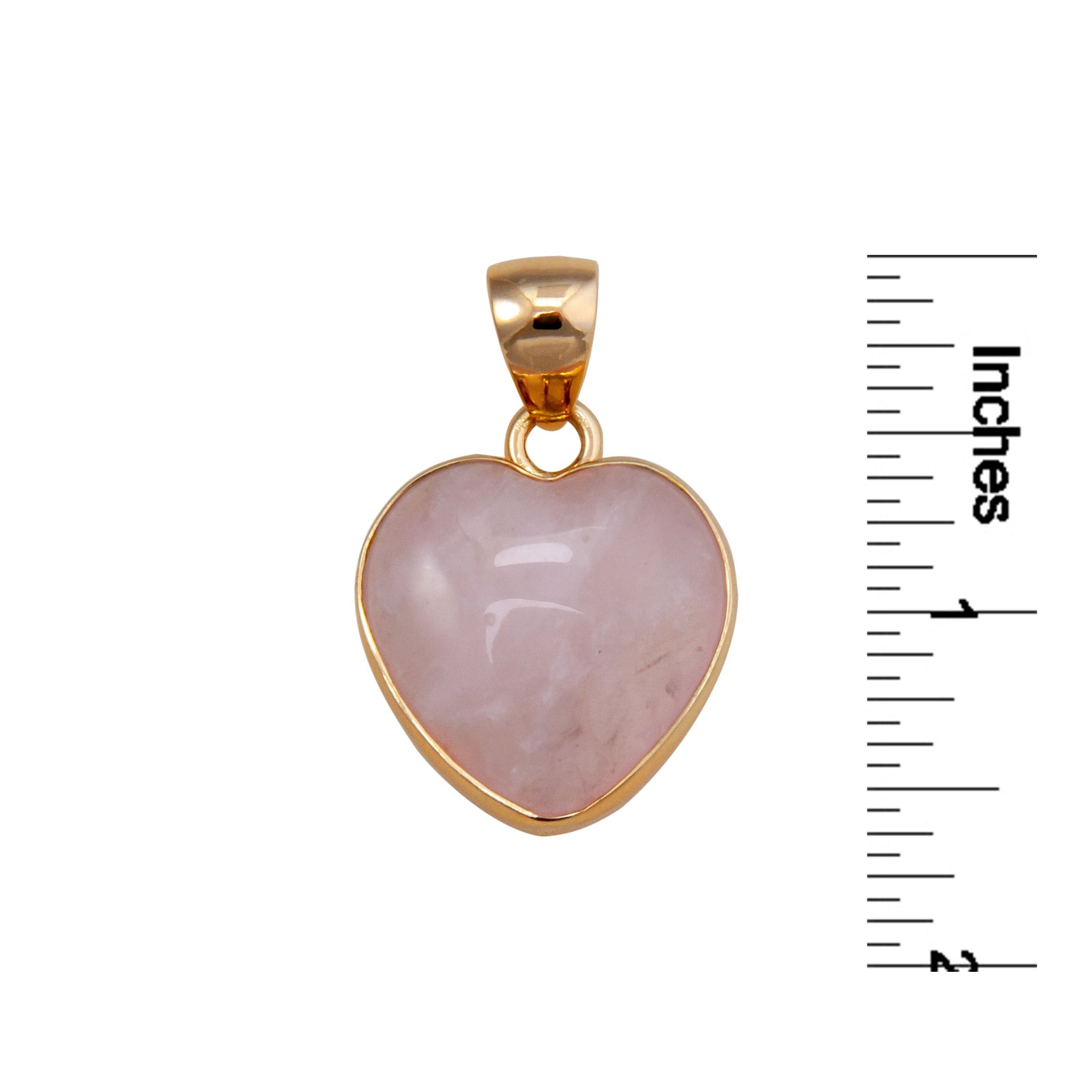 Alchemia Rose Quartz Heart Pendant | Charles Albert Jewelry