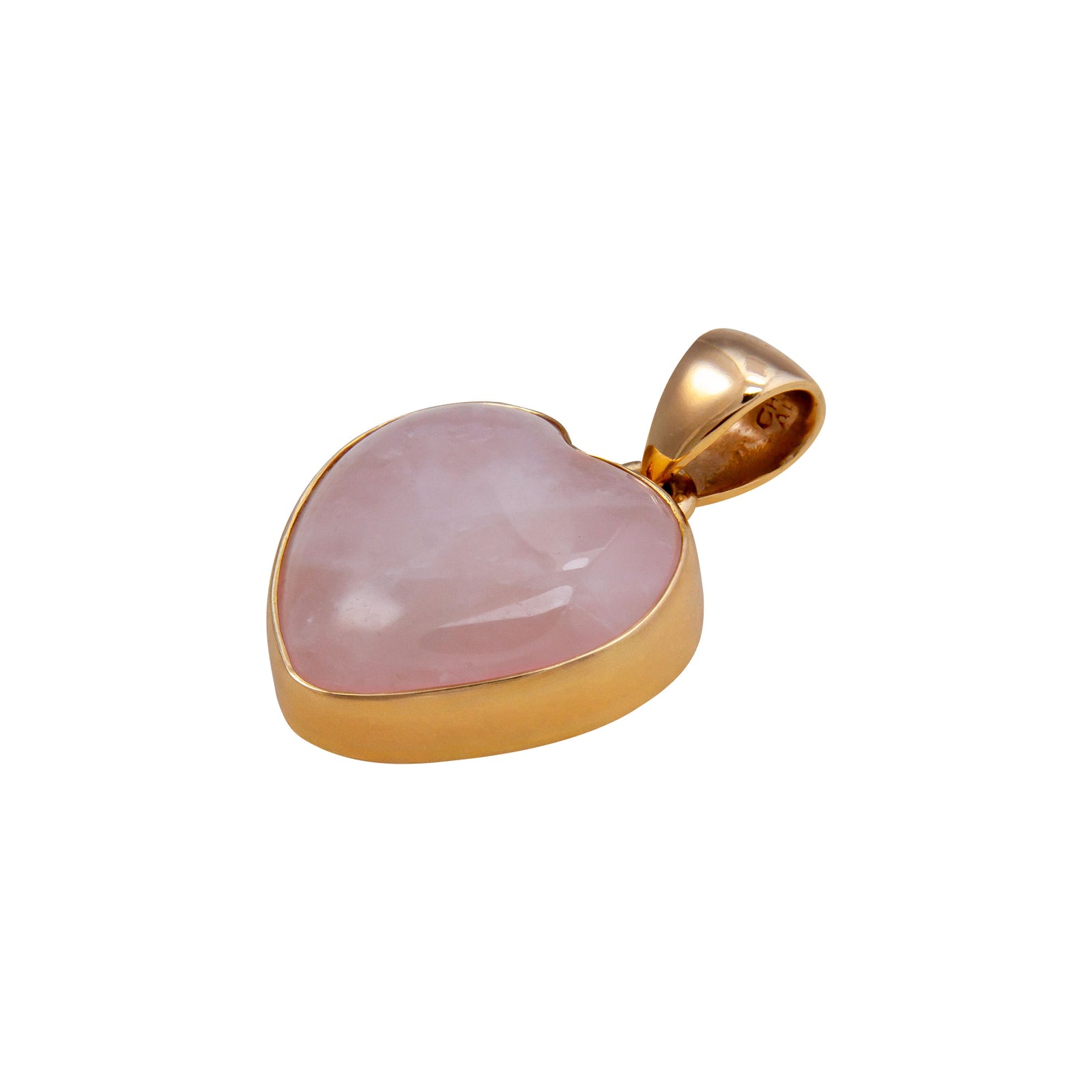 Alchemia Rose Quartz Heart Pendant | Charles Albert Jewelry